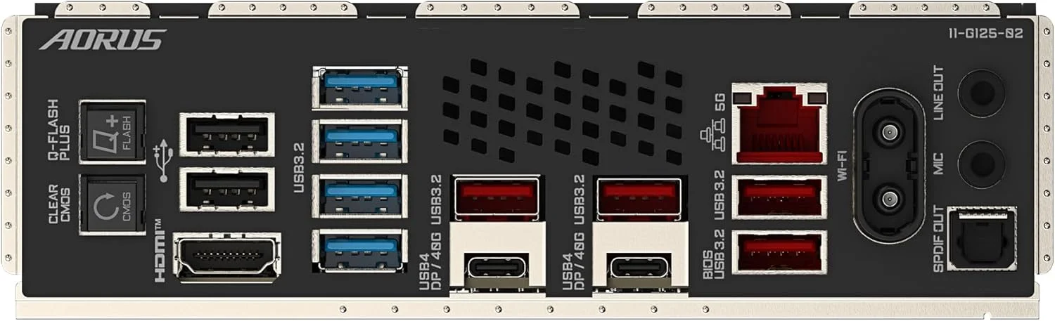 مادربرد GIGABYTE X870E AORUS Master - پشتیبانی از پردازنده های AMD Ryzen 9000، دارای VRM دیجیتال 16+2+2 فاز، پشتیبانی از DDR5 تا 8200 مگاهرتز (OC)، دارای 4xPCIe 5.0 + 4xM.2، Wi-Fi 7، LAN 5GbE، USB 3.2 Gen 2x2