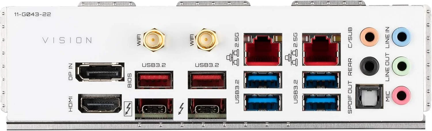 مادربرد GIGABYTE Z590 Vision D (LGA 1200/ Intel/ Z590/ ATX/Triple M.2/ PCIe 4.0/ USB 3.2 Gen2X2 Type-C/Intel WiFi 6/ Dual 2.5GbE LAN/Intel Thunderbolt 4) مادربرد GIGABYTE Z590 Vision D (LGA 1200/ Intel/ Z590/ ATX/Triple M.2/ PCIe 4.0/ USB 3.2 Gen2X2 Type-C/Intel WiFi 6/ Dual 2.5GbE LAN/Intel Thunderbolt 4)