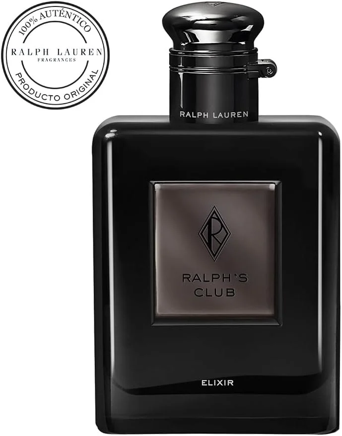 ادکلن مردانه رالف لورن فرگرنسز رالفز کلاب - اکسیر - رایحه کهربایی و چوبی - با رایحه زنبق، لاواندین و نعناع هندی - رایحه قوی - 75 میلی لیتر
