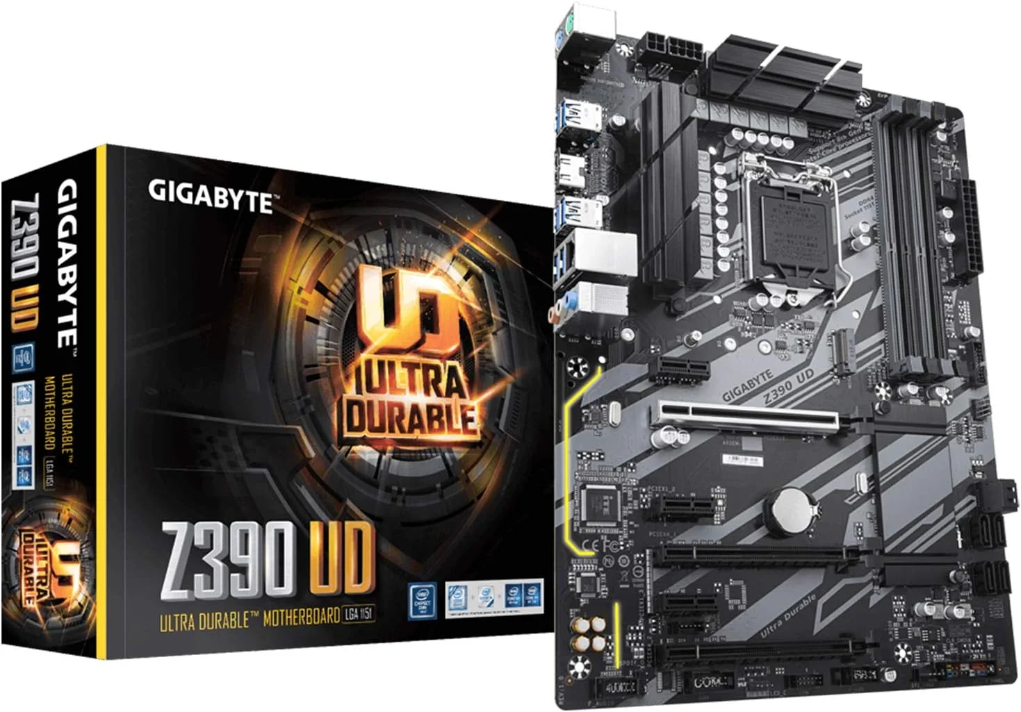 مادربرد اینتل GIGABYTE Z390 UD (LGA 1151 (سری 300) Intel Z390 SATA 6Gb/s ATX برای استخراج ارز دیجیتال با رمزگشایی بالای 4G، 6 اسلات PCIe) مادربرد اینتل GIGABYTE Z390 UD (LGA 1151 (سری 300) Intel Z390 SATA 6Gb/s ATX برای استخراج ارز دیجیتال با رمزگشایی بالای 4G، 6 اسلات PCIe)