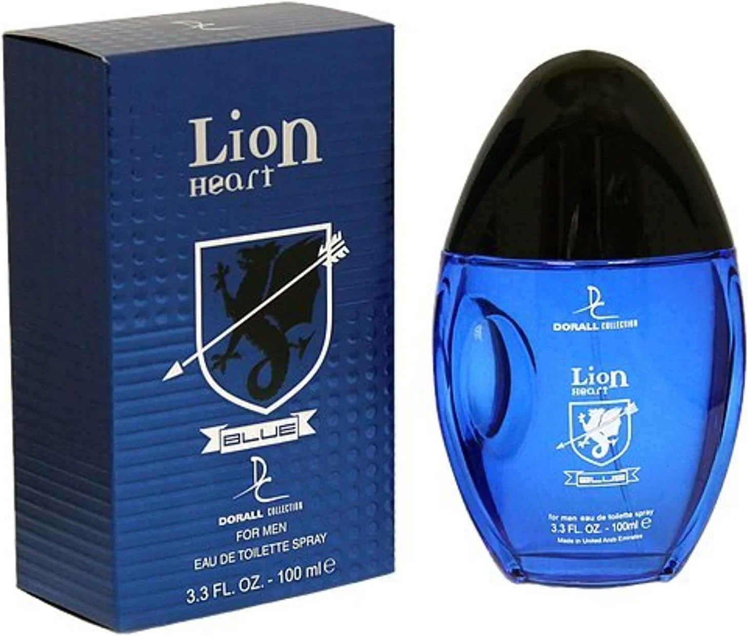 ادکلن مردانه دورال کالکشن مدل Lion Heart Blue، رایحه میوه ای و چوبی ماندگار، عطر بدن مردانه - 100 میلی لیتر