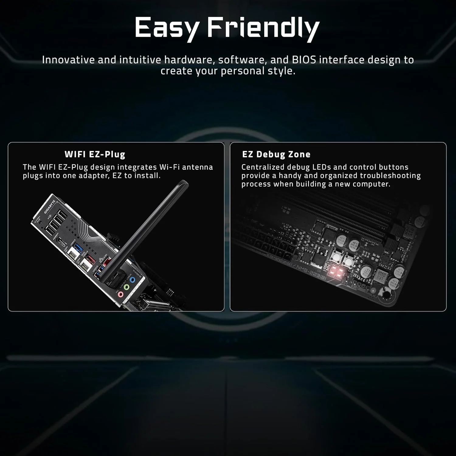 مادربرد GIGABYTE X870 Gaming X WIFI7 AMD AM5 LGA 1718، ATX، DDR5، 3X M.2، PCIe 5.0، USB4، WIFI7، 2.5GbE LAN، EZ-Latch، 5 ساله