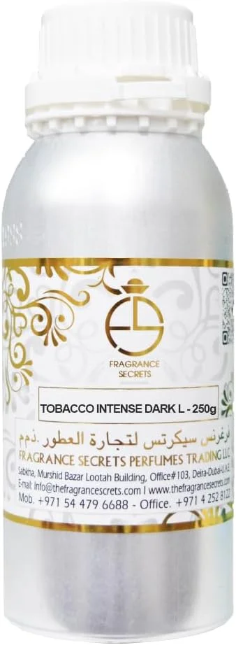 روغن عطر – الهام گرفته از تنباکو اینتنس دارک ال | روغن عطر مردانه غلیظ و ماندگار بدون الکل (100 گرم، 250 گرم، 500 گرم، 1 کیلوگرم) (250 گرم)