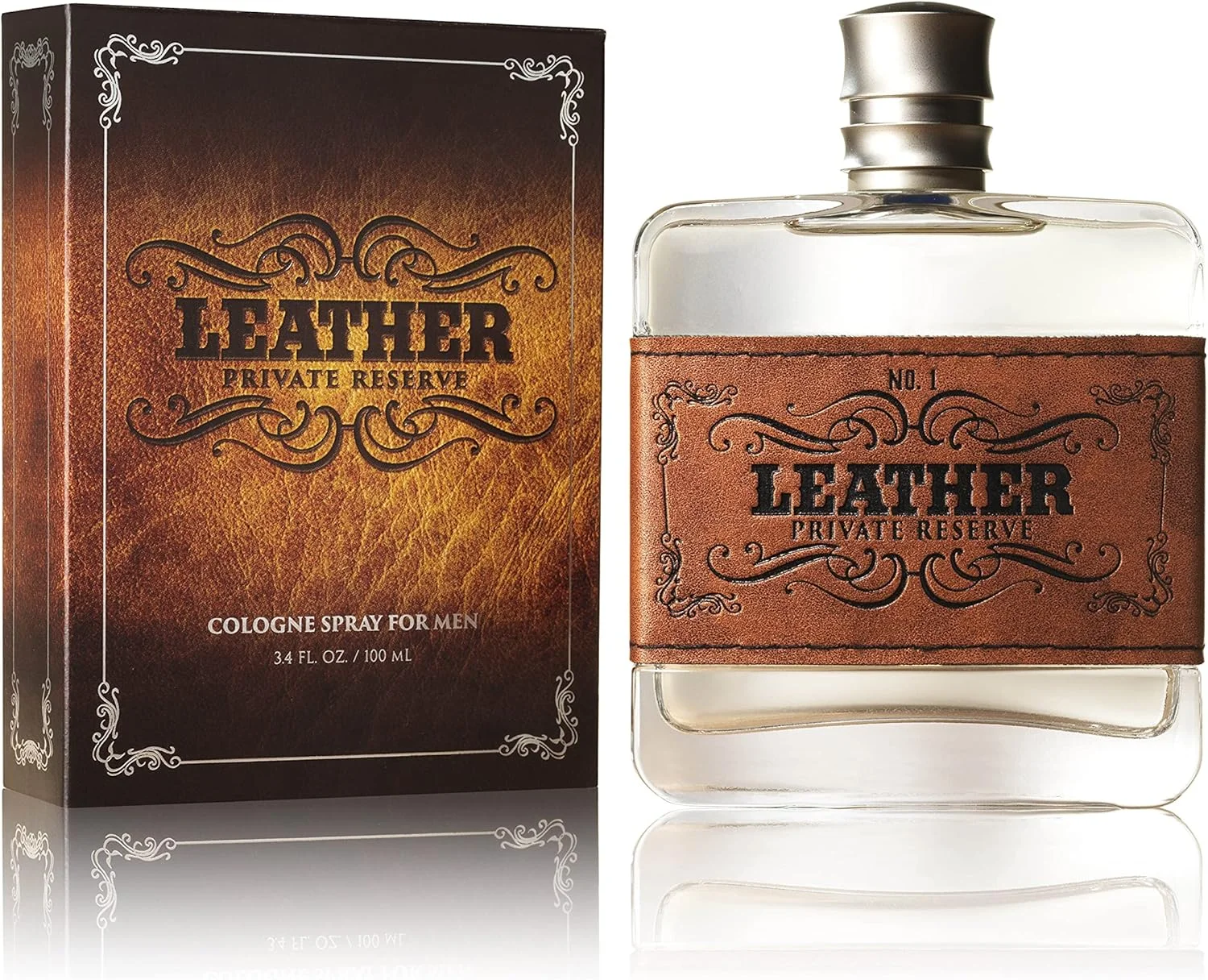 ادکلن مردانه Beauty & Leather Private Reserve از Tru Fragrance by Western، رایحه ای مردانه، چوبی و خاکی - 100 میلی لیتر