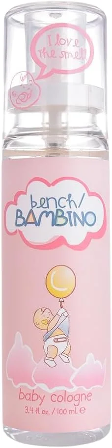 ادکلن کودک بنچ بامبینو - رایحه ای دوست داشتنی - با رایحه پودر بچه و نت های ملایم گل - طراوت بخش کودکان در تمام طول روز - ماندگاری طولانی - 100 میلی لیتر