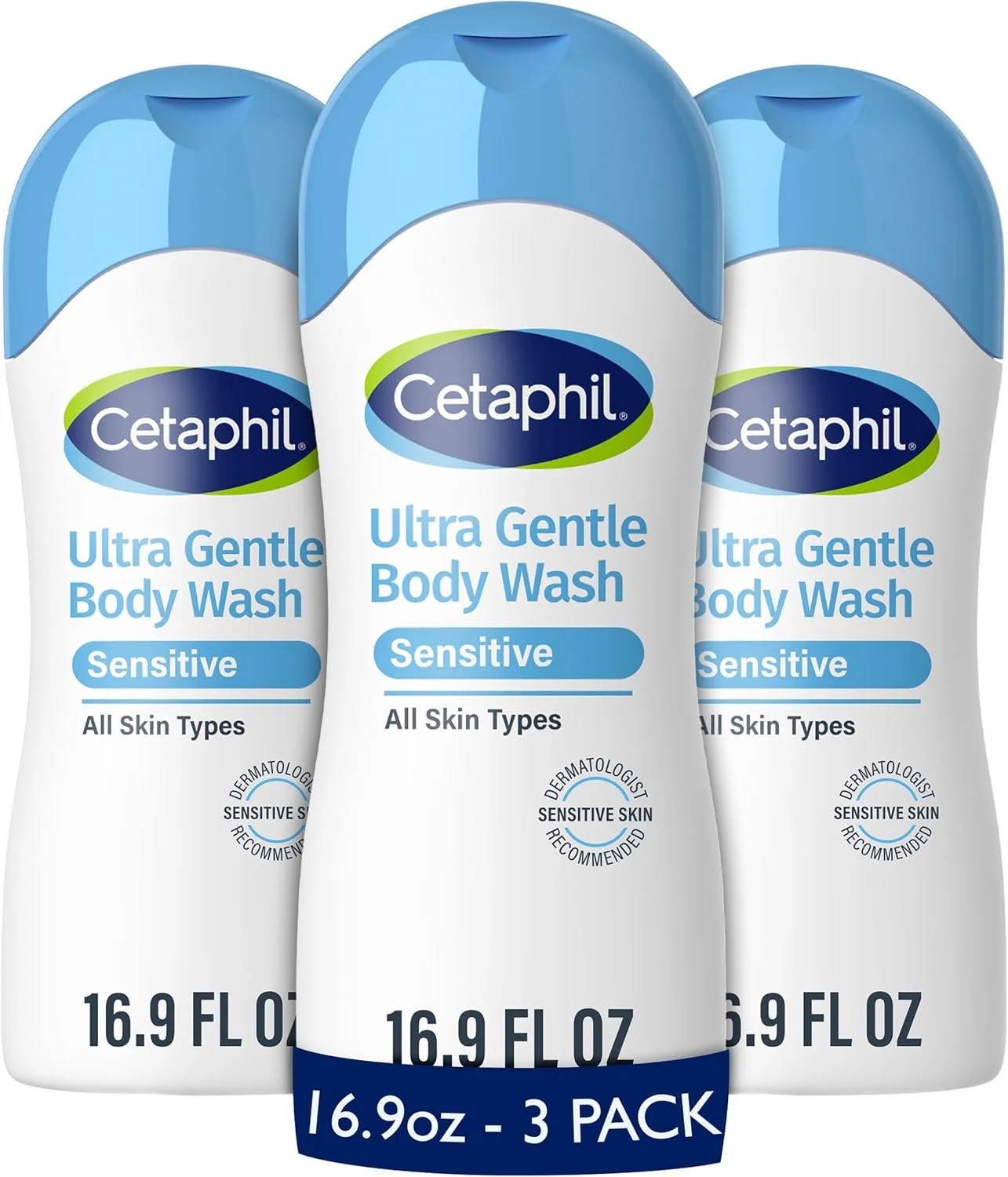 شوینده ملایم بدن Cetaphil، بدون عطر، 500 میلی لیتر