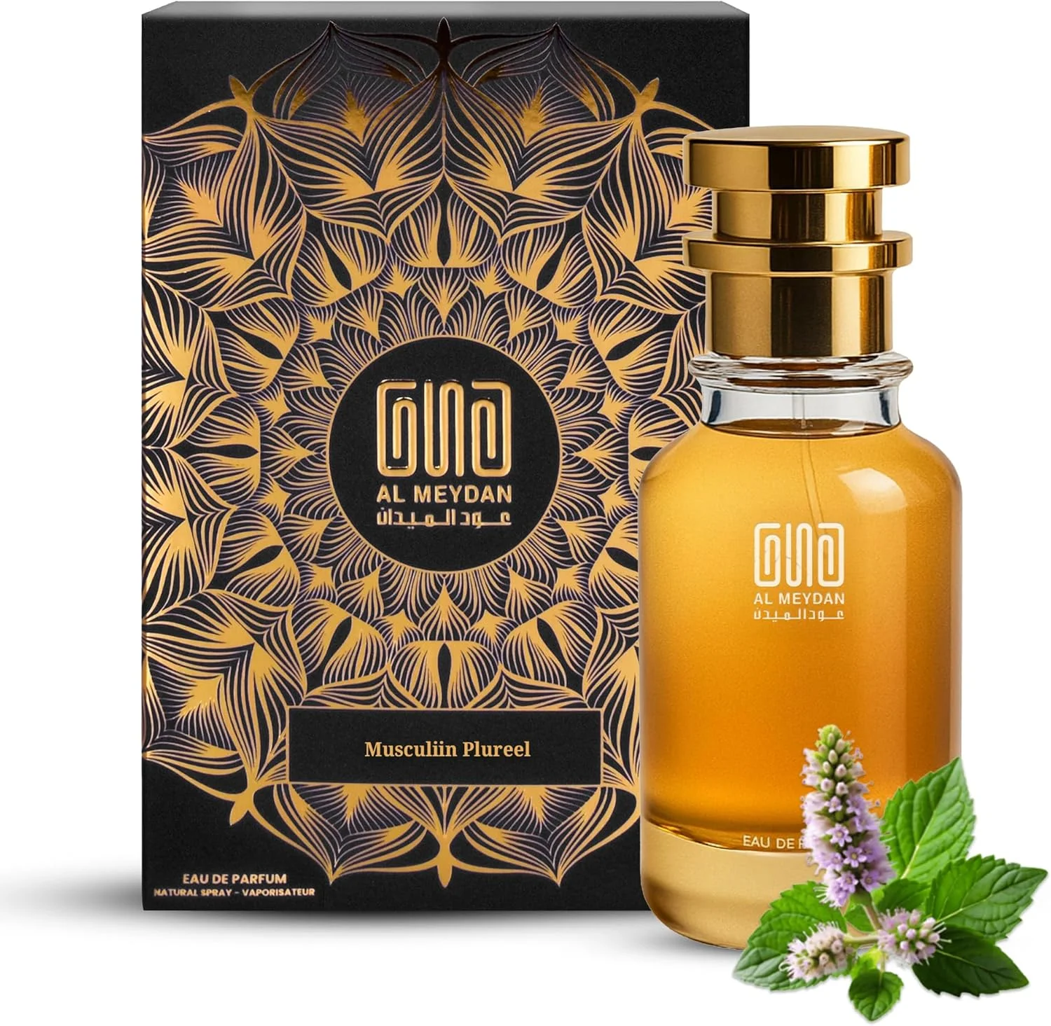 عطر روغنی مردانه – الهام گرفته از ماسکولین پلورال – رایحه چوبی فوژه ماندگار با اسطوخودوس، چرم و وتیور – ماندگاری 8-10 ساعته – رایحه مردانه شیک (30 میلی لیتر)