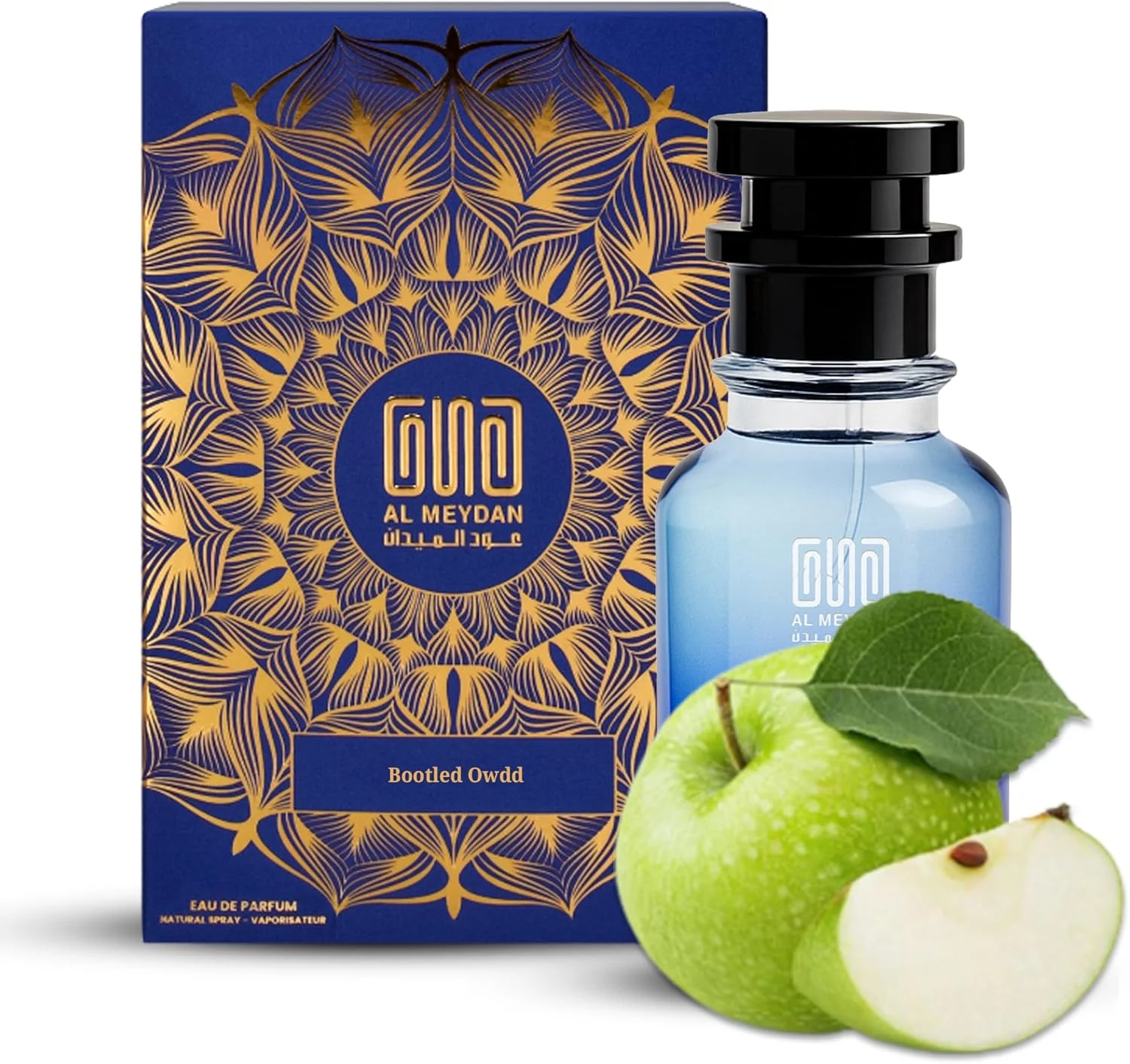 عطر روغنی مردانه – رایحه ای از Bootled Owdd – عطر روغنی چوبی ادویه ای با سیب، دارچین و عود – رایحه مردانه ماندگار و بدون الکل (200 میلی لیتر)