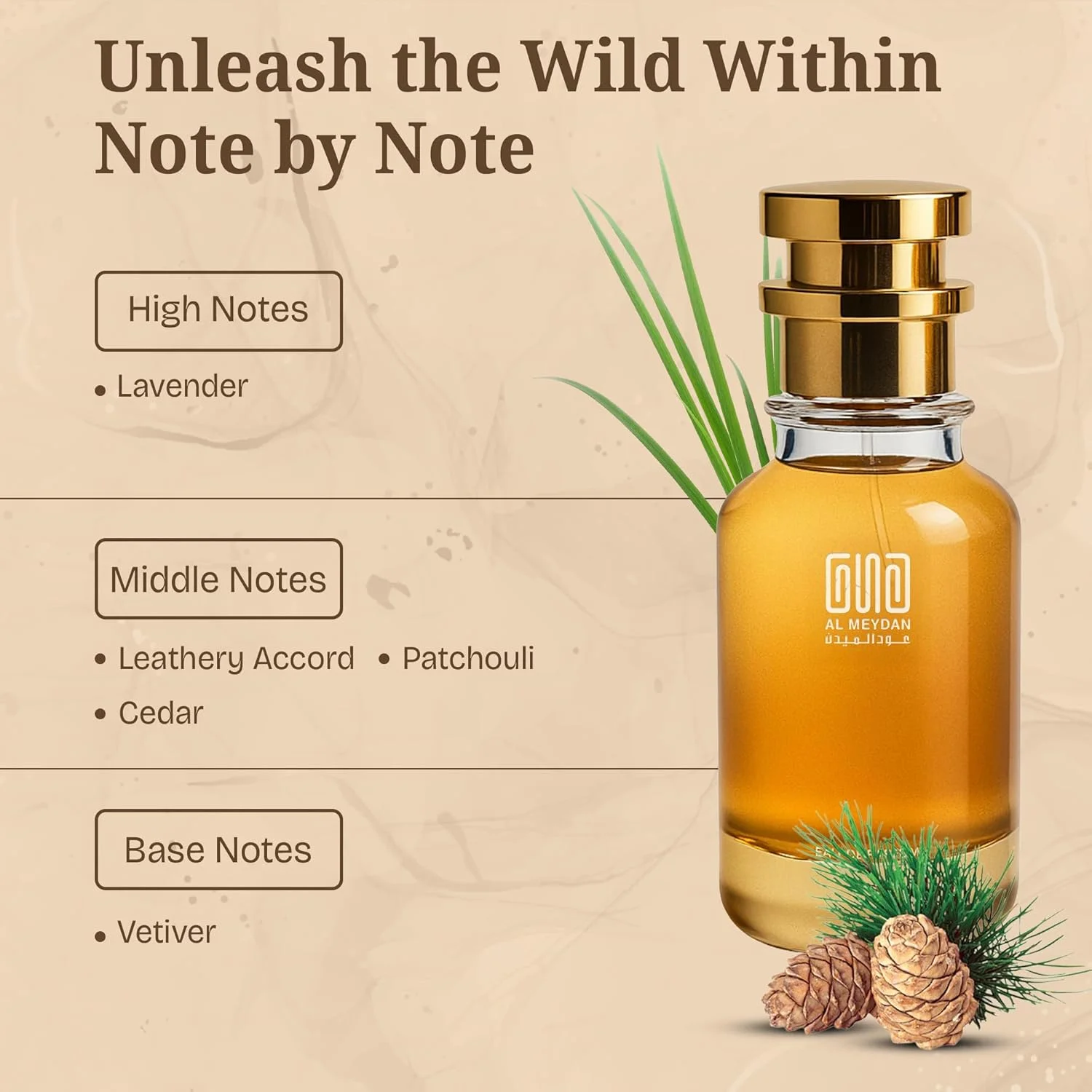 عطر روغنی مردانه – الهام گرفته از ماسکولین پلورال – رایحه چوبی فوژه ماندگار با اسطوخودوس، چرم و وتیور – ماندگاری 8-10 ساعته – رایحه مردانه شیک (30 میلی لیتر)