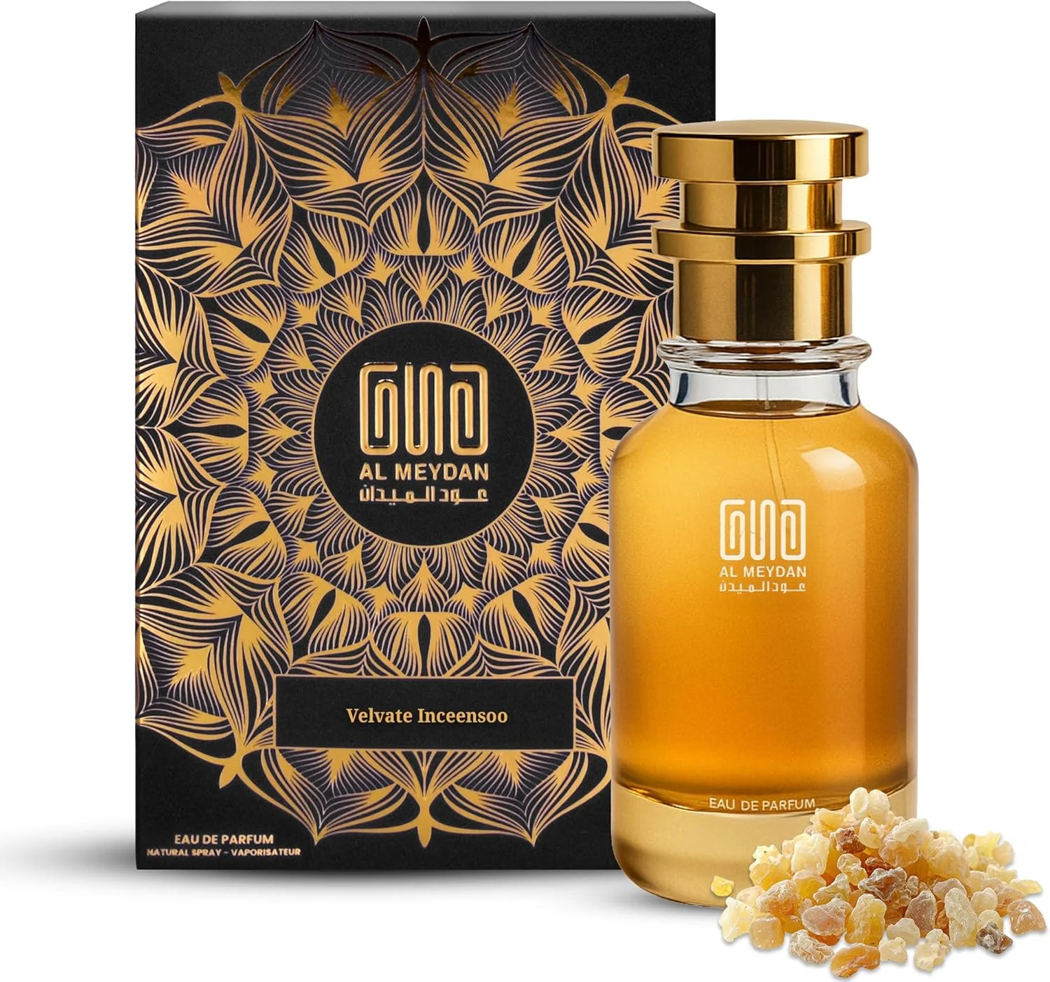عطر روغنی مردانه – الهام گرفته از Velvate Inceensoo – رایحه گرم، ادویه‌ای و کهربایی ماندگار با عود، وانیل و نعناع هندی – ماندگاری 8-10 ساعته – رایحه مردانه شیک (30 میلی لیتر)