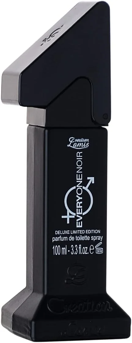 ادکلن مردانه Creation Lamis Everyone Noir Perfum de Toilette، رایحه گلی، شفاف، مشک و چوبی، ماندگاری طولانی، عطر بدن مردانه - 100 میلی لیتر