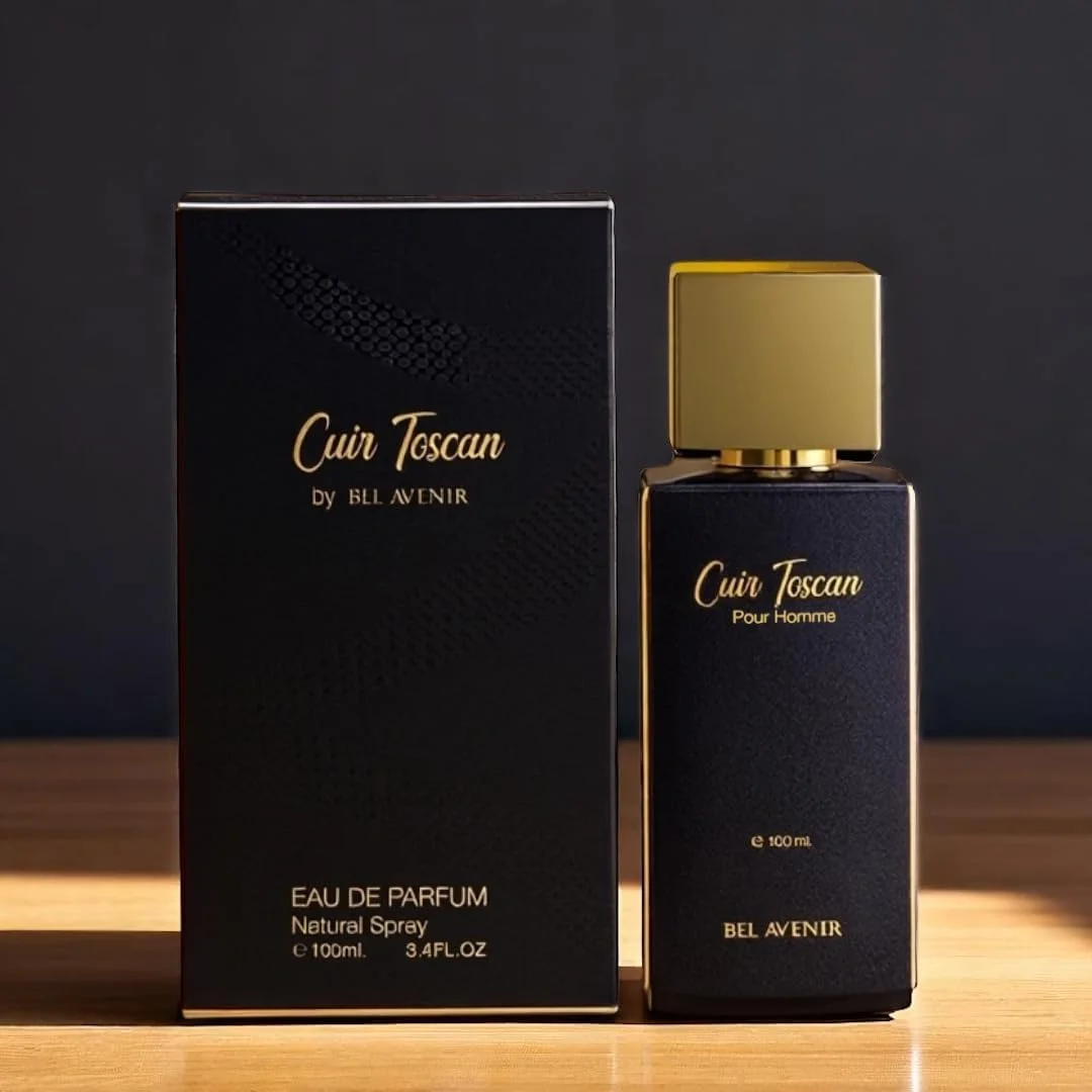 عطر مردانه Belavenir Cuir Toscan – رایحه مردانه با الهام از چرم – ادو پرفیوم 100 میلی لیتر