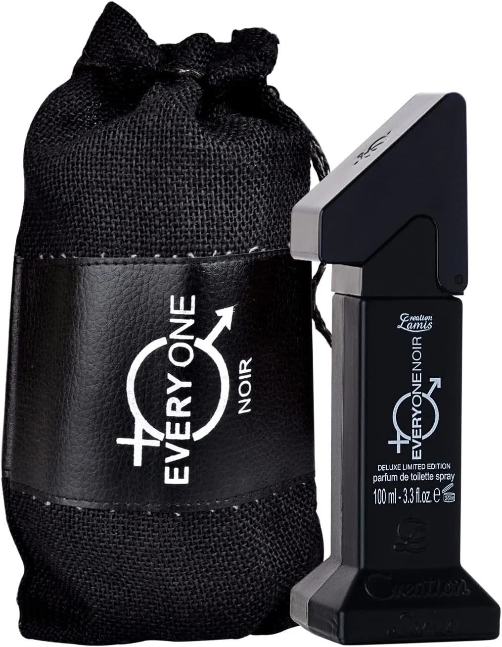 ادکلن مردانه Creation Lamis Everyone Noir Perfum de Toilette، رایحه گلی، شفاف، مشک و چوبی، ماندگاری طولانی، عطر بدن مردانه - 100 میلی لیتر