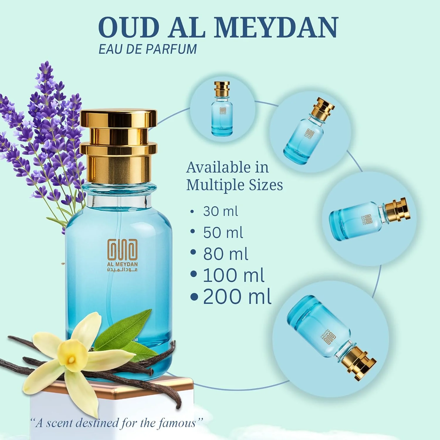 عطر روغنی مردانه – رایحه ای از قوی ترین عود – رایحه بدون الکل با عود، وانیل و اسطوخودوس – رایحه گرم و مردانه ماندگار (100 میلی لیتر)