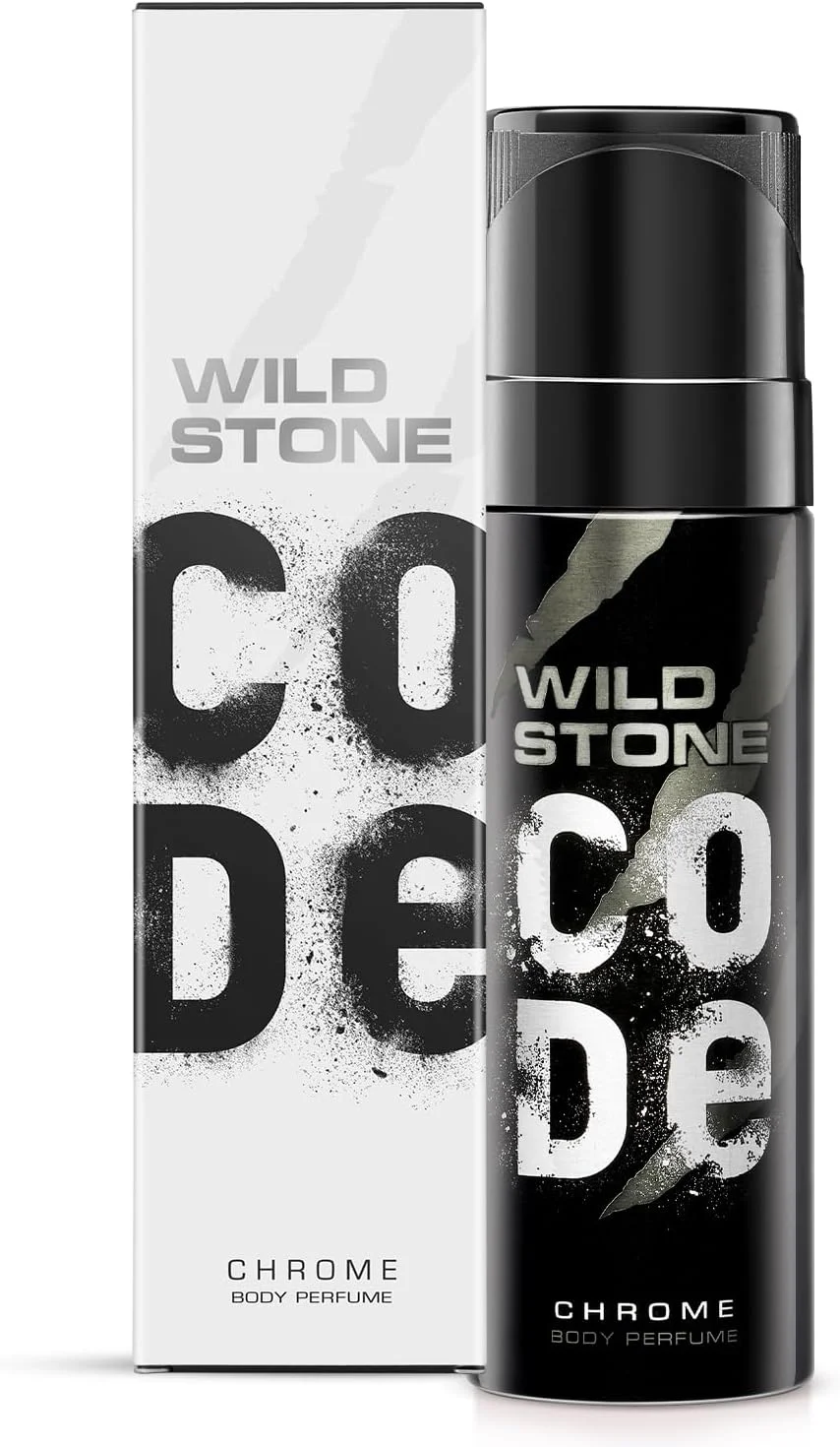 اسپری بدن مردانه وایلد استون کد کروم بدون گاز، رایحه مردانه ماندگار برای استفاده در محل کار - 120 میلی لیتر