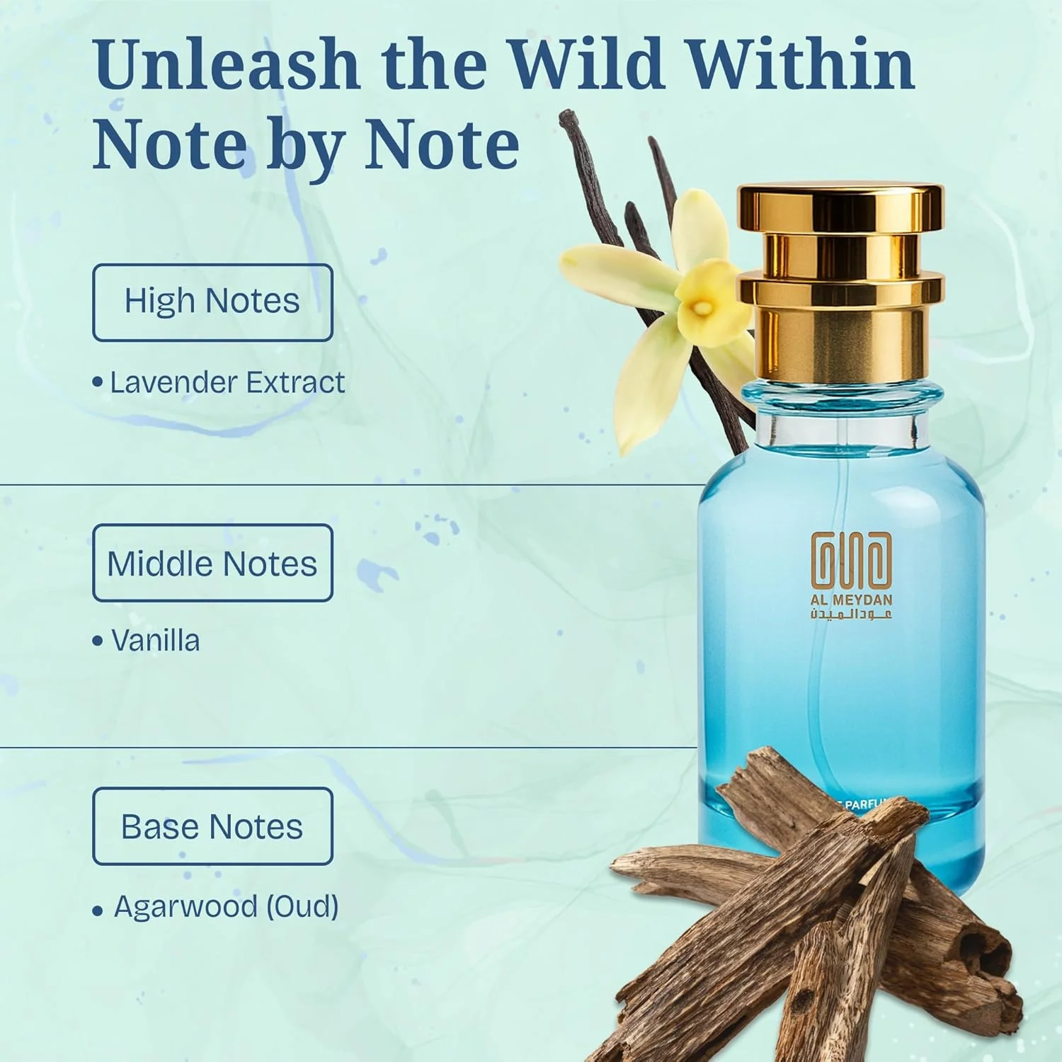 عطر روغنی مردانه – رایحه ای از قوی ترین عود – رایحه بدون الکل با عود، وانیل و اسطوخودوس – رایحه گرم و مردانه ماندگار (80 میلی لیتر)