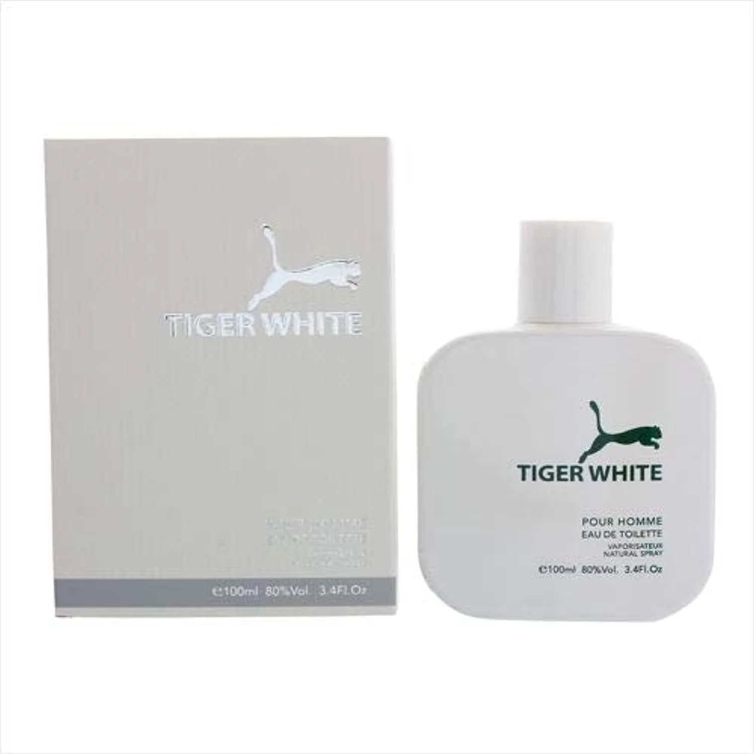 ادکلن مردانه سی دی COSMO DESIGNS مدل Tiger White - ادو تویلت - 100 میلی لیتر