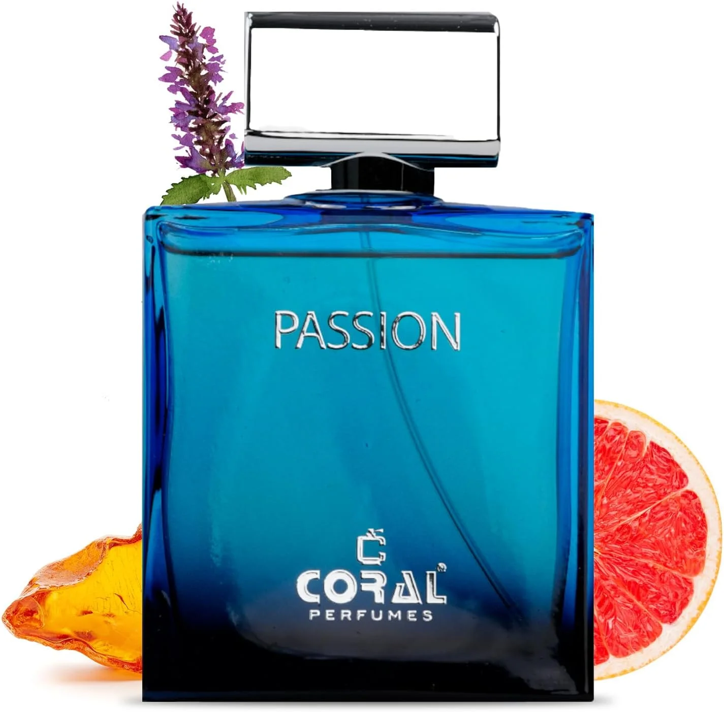 عطر کورال پشن مردانه - ۱۰۰ میلی لیتر | ادو پرفیوم | رایحه مردانه جسورانه و فریبنده | رایحه ماندگار با مرکبات، ادویه جات و نت های چوبی