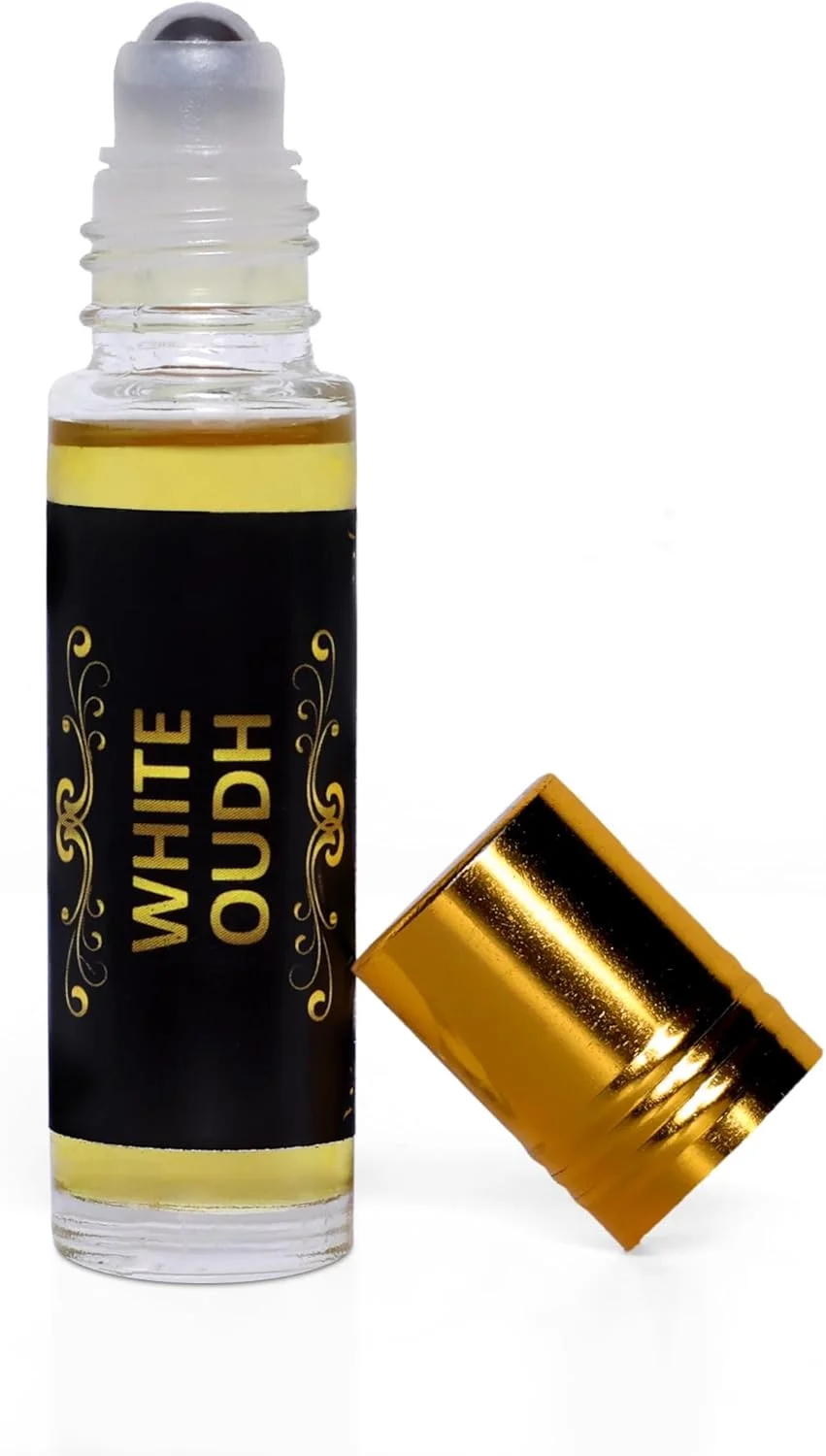 عطر رولی مُخلّط عود سفید Earth Essentials، بدون الکل، رایحه لوکس ماندگار با رایحه مرکبات، چوب سدر و نت های عود تند، رایحه مردانه، بی خطر برای پوست، 8 میلی لیتر، بسته 1 عددی