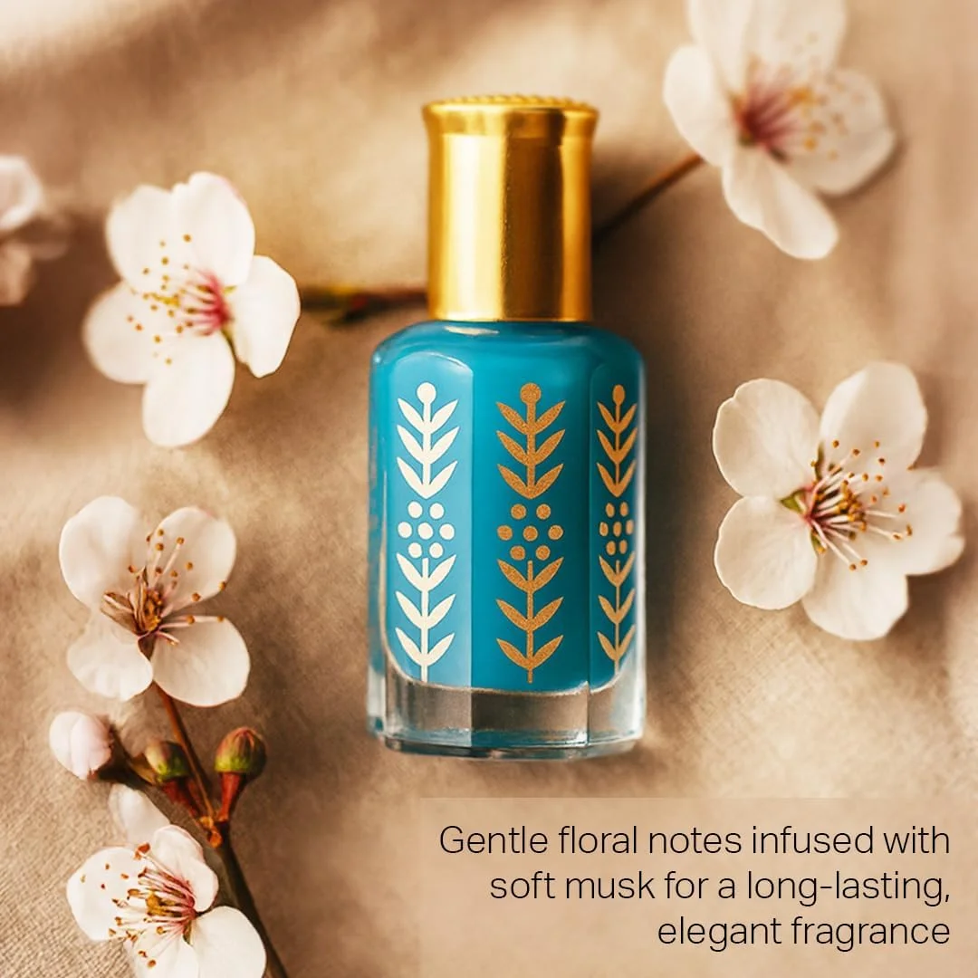 روغن عطر مشک شکوفه نواک - دسته گلی ظریف با رایحه ای ملایم و ماندگار برای آقایان و بانوان، مناسب استفاده روزانه، 12 میلی لیتر روغن عطر مشک شکوفه نواک - دسته گلی ظریف با رایحه ای ملایم و ماندگار برای آقایان و بانوان، مناسب استفاده روزانه، 12 میلی لیتر