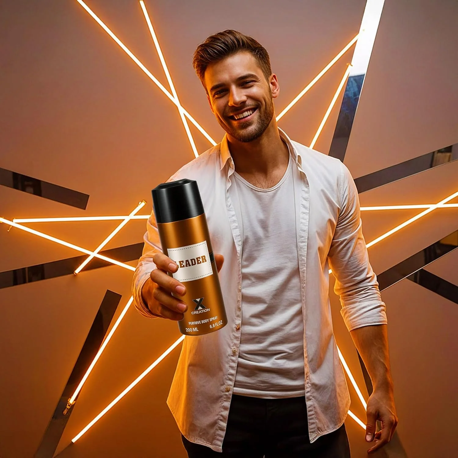 اسپری خوشبو کننده بدن مردانه لیدر 200 میلی لیتر، رایحه ای مردانه و ماندگار را ارائه می دهد که در طول روز شما را شاداب، با اعتماد به نفس و پر انرژی نگه می دارد. ایده آل برای استفاده روزانه و مناسب برای انواع پوست.