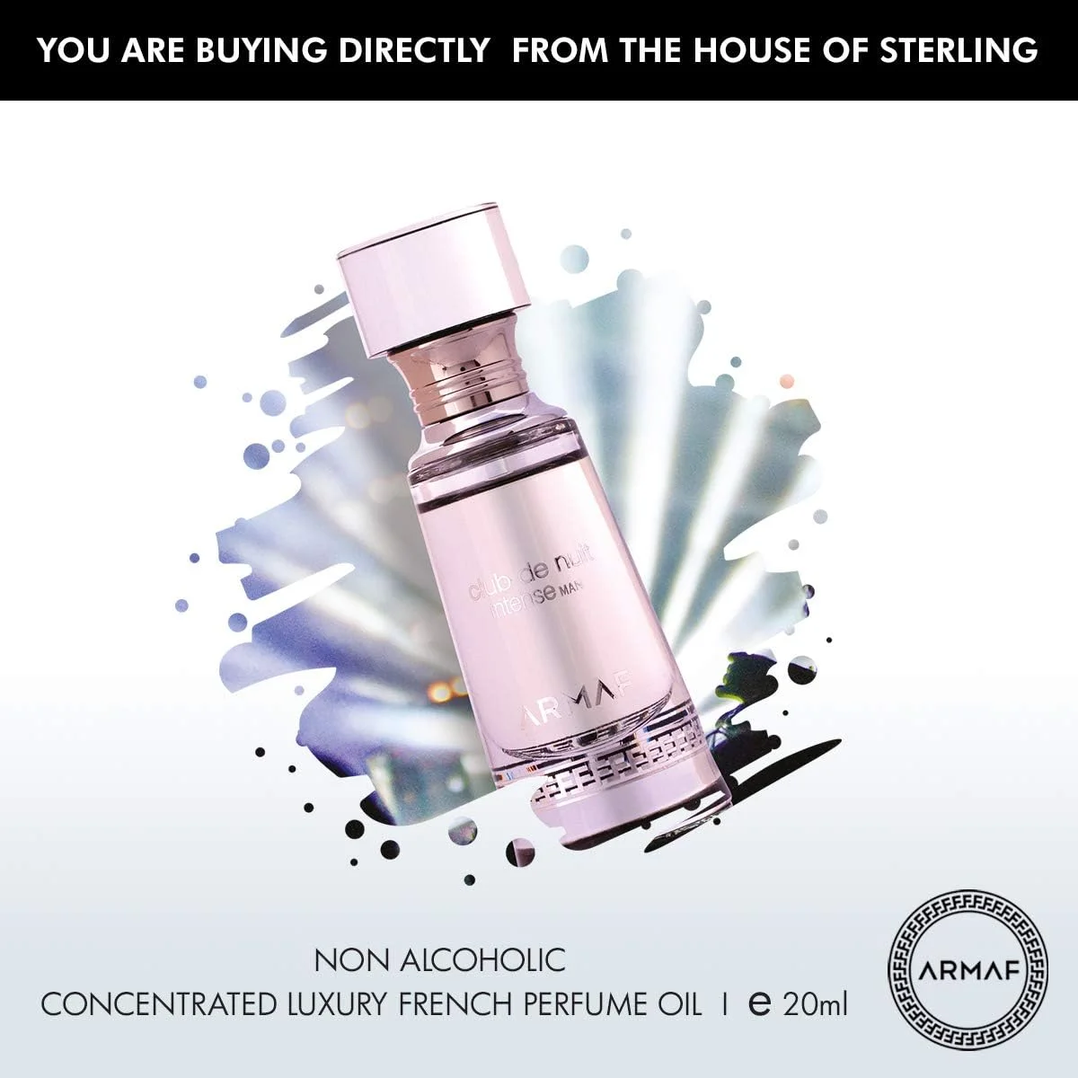 عطر روغنی مردانه آرماف کلاب د نویت اینتنس غیر الکلی، لوکس و فرانسوی، 20 میلی لیتر عطر روغنی مردانه آرماف کلاب د نویت اینتنس غیر الکلی، لوکس و فرانسوی، 20 میلی لیتر