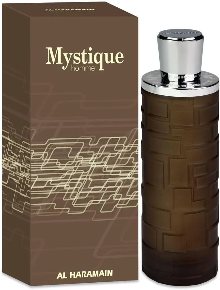 ادکلن مردانه الحرمین میستیک هوم ادو پرفیوم - 100 میلی لیتر | رایحه شرقی فوژه ماندگار برای مردان | عطر مردانه تازه و مردانه با رایحه مرکبات و مشک