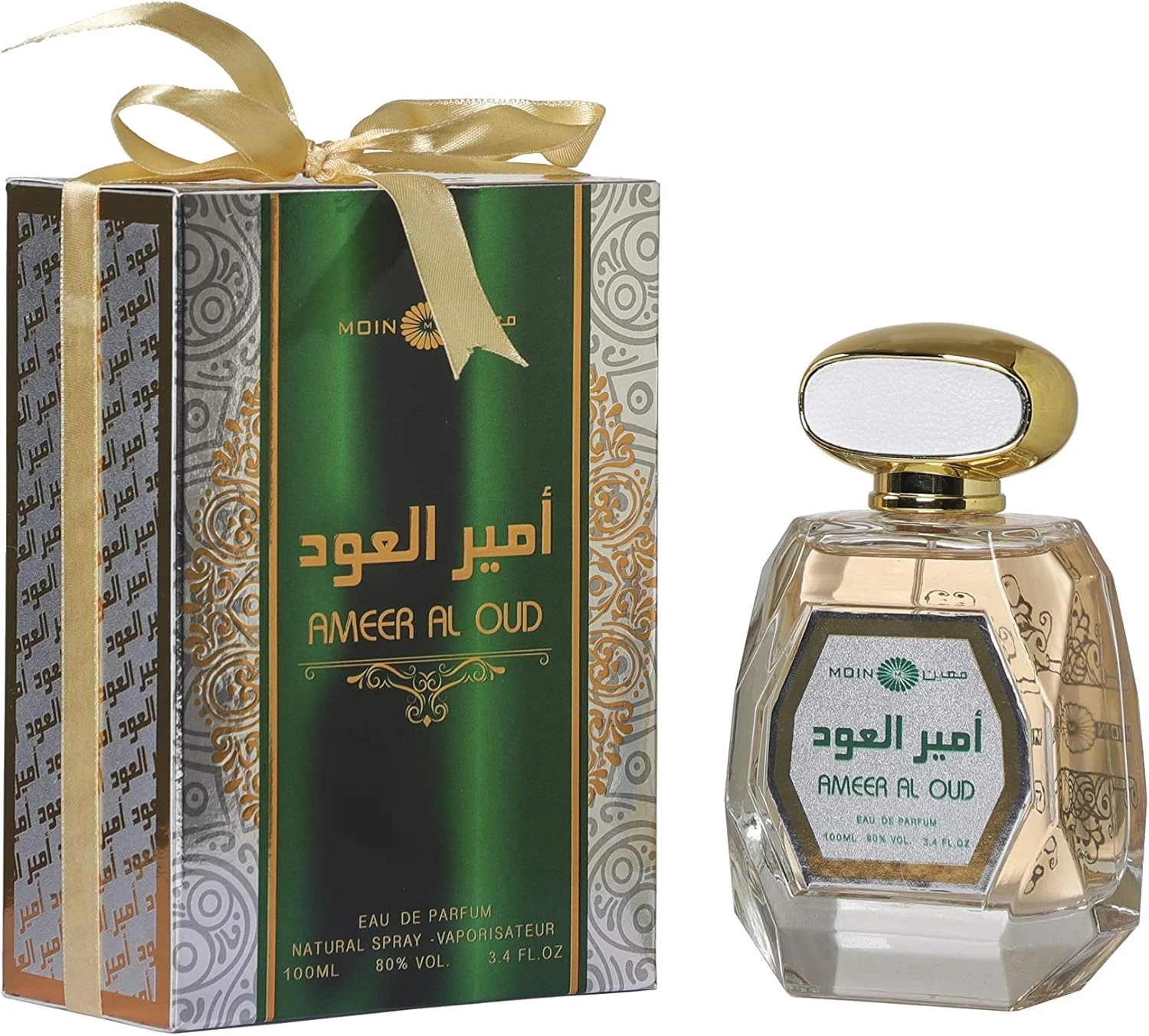ادکلن унисекс MOIN Ameer Al Oud حجم 100 میلی لیتر - رایحه ای غنی، شیرین، پودری و ادویه ای، عطر لوکس ماندگار برای آقایان و بانوان، هدیه ای ایده آل برای مناسبت های خاص