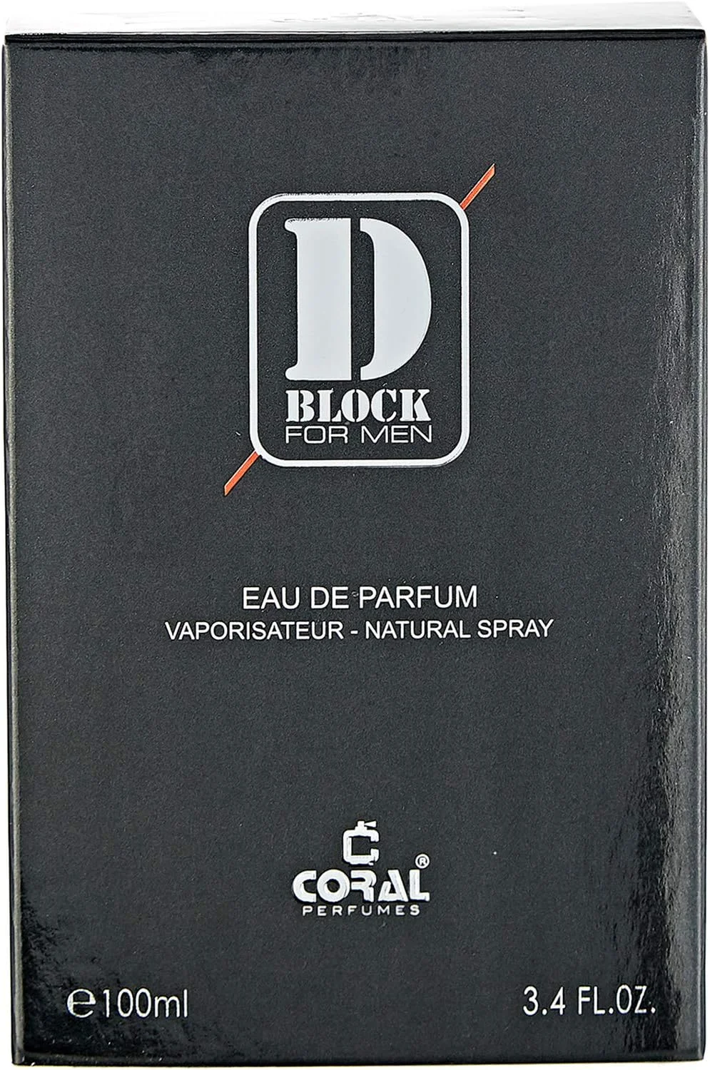 ادکلن مردانه کورال مدل D Block Black - حجم 100 میلی لیتر | ادو پرفیوم | رایحه مردانه شیک برای اعتماد به نفس و استایل | رایحه چوبی و تند ماندگار