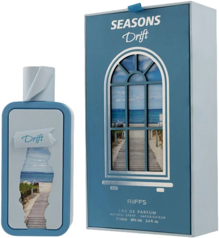 ادو پرفیوم مردانه ریفز مدل Season Drift حجم 100 میل | رایحه ای ماندگار | مرکبات تازه، فلفل صورتی و عنبر | مناسب استفاده روزانه و شبانه | بطری اسپری