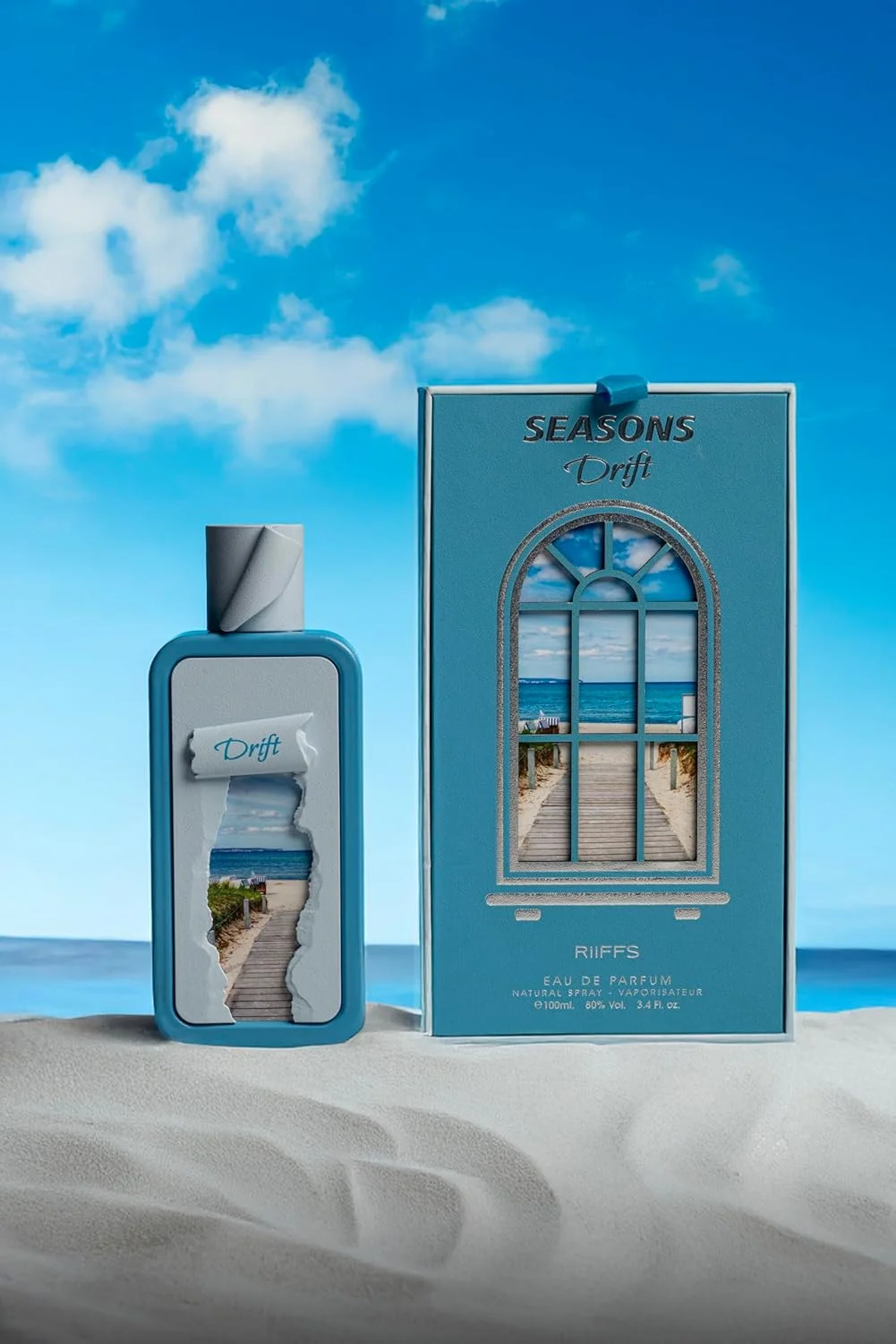 ادو پرفیوم مردانه ریفز مدل Season Drift حجم 100 میل | رایحه ای ماندگار | مرکبات تازه، فلفل صورتی و عنبر | مناسب استفاده روزانه و شبانه | بطری اسپری