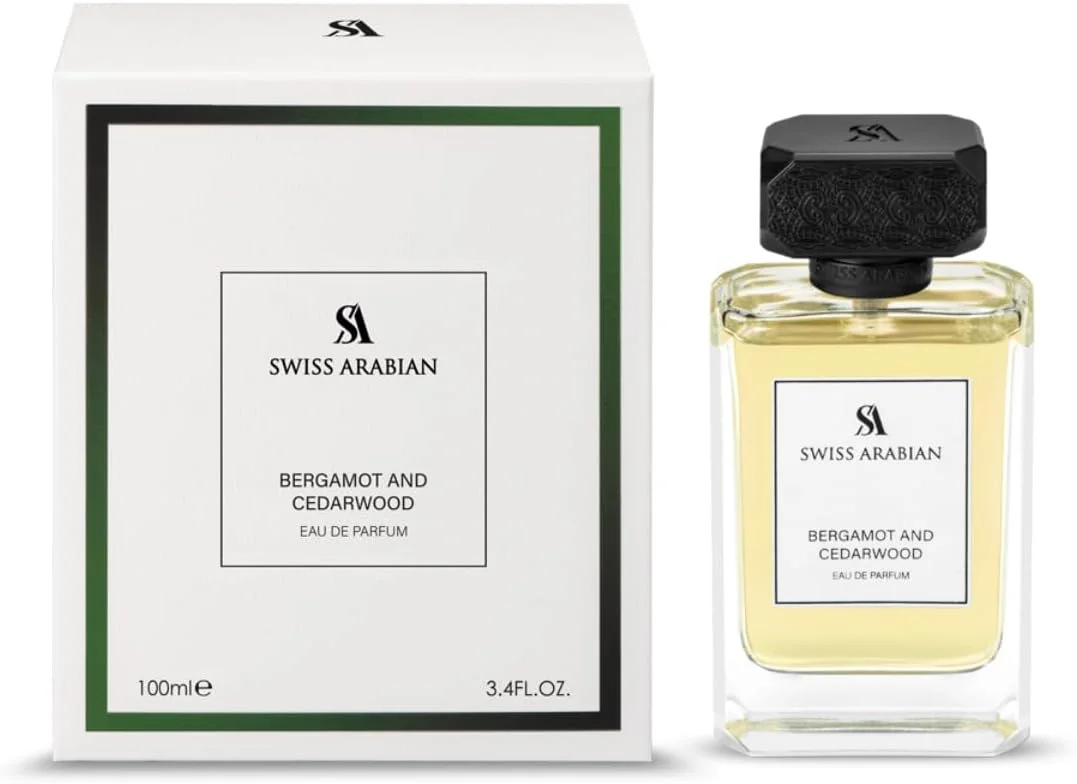 عطر مردانه برگاموت و سدر Swiss Arabian Eau De Parfum حجم 100 میلی لیتر