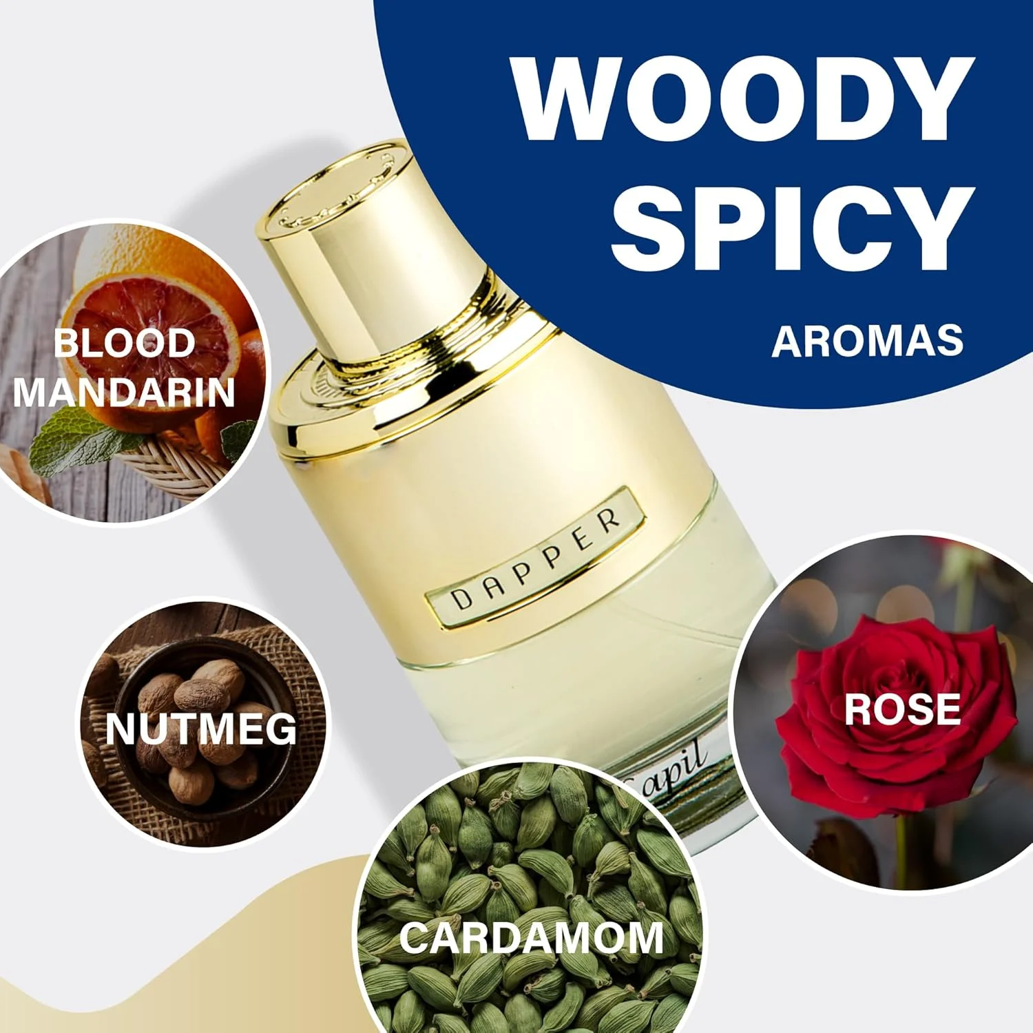 ادو پرفیوم مردانه ساپیل دپر 100 میلی لیتر، عطر لوکس مقرون به صرفه، رایحه ای جسورانه با نت های اولیه نارنگی خونی، گریپ فروت و نعناع، عطرهای ترکیبی جسورانه برای مردان