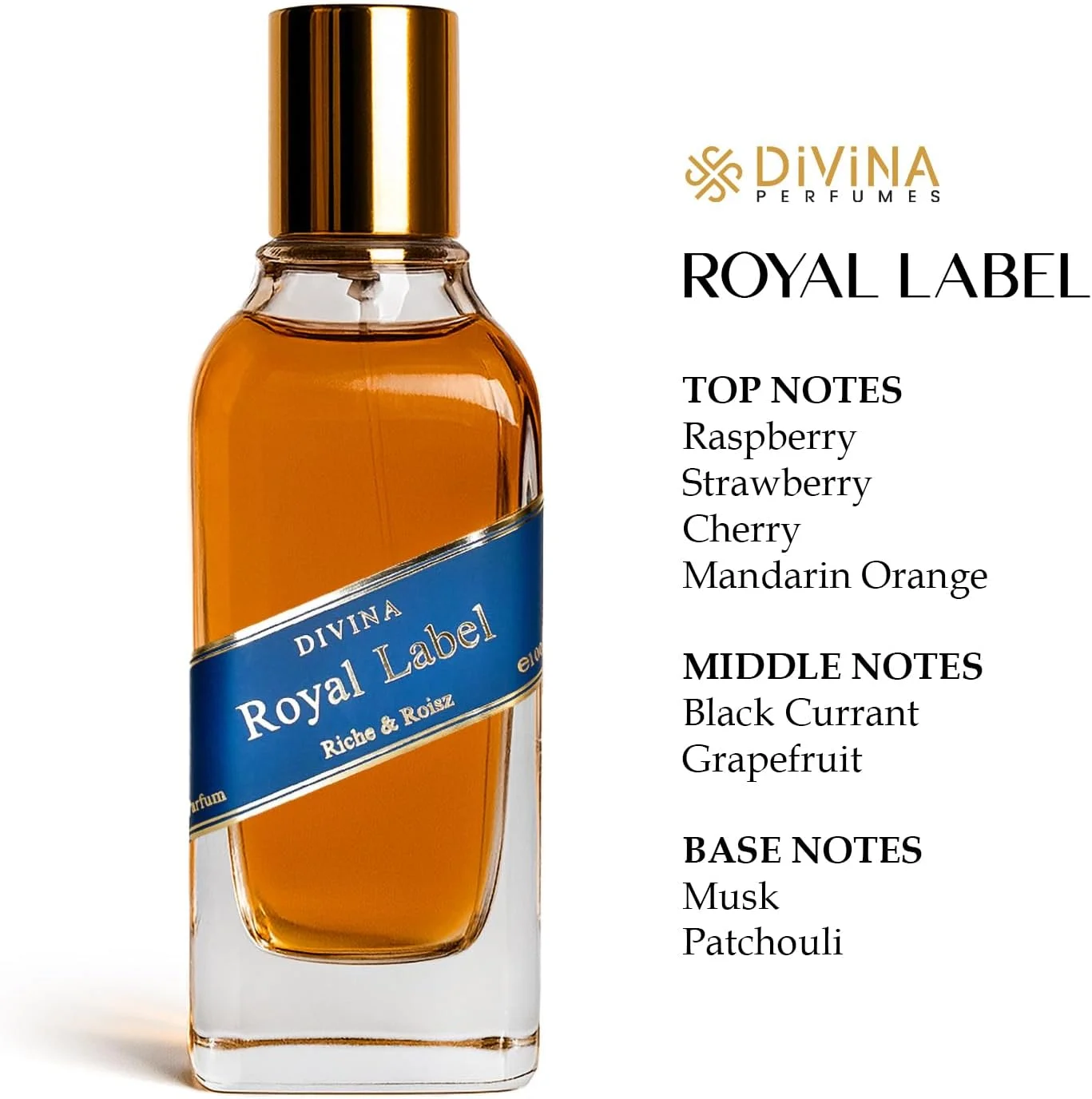 ادکلن مردانه رویال لیبل 100 میل | عطر مردانه ماندگار | عطر عربی لوکس با رایحه تمشک، نعناع هندی و مشک | عطر هدیه شیک برای آقایان