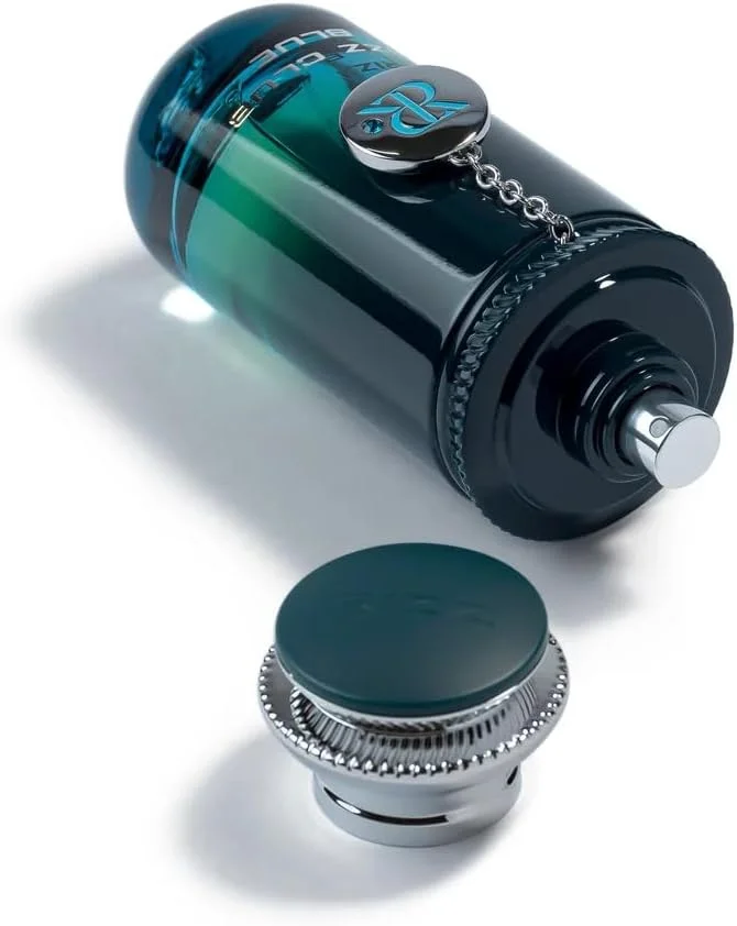 ادکلن مردانه شیخ سعید مدل RIZZ Club Blue حجم 100 میلی لیتر - رایحه ای ماندگار و پیچیده با رایحه های کندر، نعناع هندی، وتیور و سدر