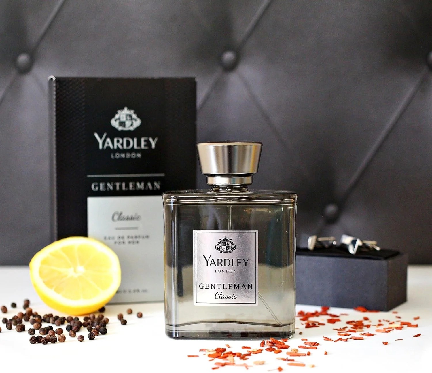 عطر مردانه کلاسیک یاردلی، ادو پرفیوم لوکس، مرکبات، فلفل سیاه و ترکیبی تند از هل، 100 میلی لیتر