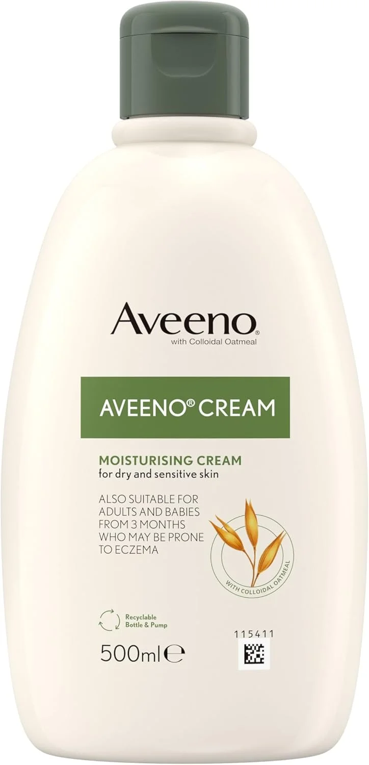 کرم مرطوب کننده آوینو با آرد جو دوسر کلوئیدی، مناسب برای تسکین پوست های خشک، حساس و مستعد اگزما، فرمول بدون عطر، 500 میلی لیتر کرم مرطوب کننده آوینو با آرد جو دوسر کلوئیدی، مناسب برای تسکین پوست های خشک، حساس و مستعد اگزما، فرمول بدون عطر، 500 میلی لیتر