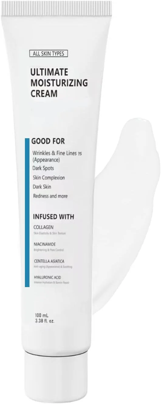 کرم مرطوب کننده نهایی، کرم مرطوب کننده کره ای با اسید هیالورونیک، نیاسینامید، فرمول جوانی برای انواع پوست کرم مرطوب کننده نهایی، کرم مرطوب کننده کره ای با اسید هیالورونیک، نیاسینامید، فرمول جوانی برای انواع پوست