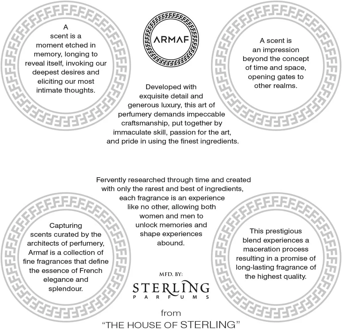 ادکلن مردانه آرماف کلاب د نویت اینتنس ادو پرفیوم 200 میلی لیتر با رایحه ماندگار