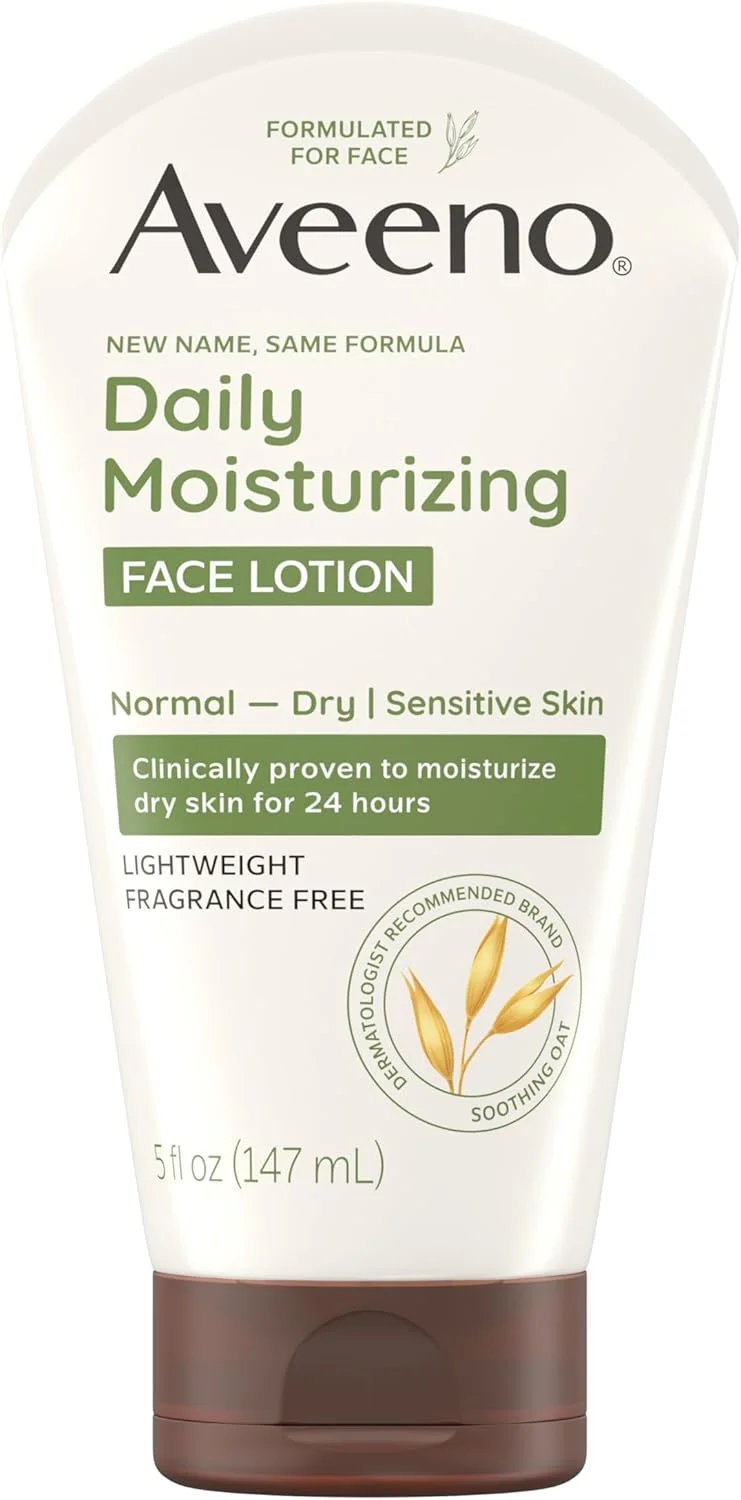 کرم مرطوب کننده روزانه صورت آوینو، حاوی جو دوسر پریبیوتیک، بدون عطر، از نظر بالینی ثابت شده است که پوست خشک را به مدت 24 ساعت آبرسانی میکند، فاقد پارابن، عطر و رنگ، 141 گرم کرم مرطوب کننده روزانه صورت آوینو، حاوی جو دوسر پریبیوتیک، بدون عطر، از نظر بالینی ثابت شده است که پوست خشک را به مدت 24 ساعت آبرسانی میکند، فاقد پارابن، عطر و رنگ، 141 گرم