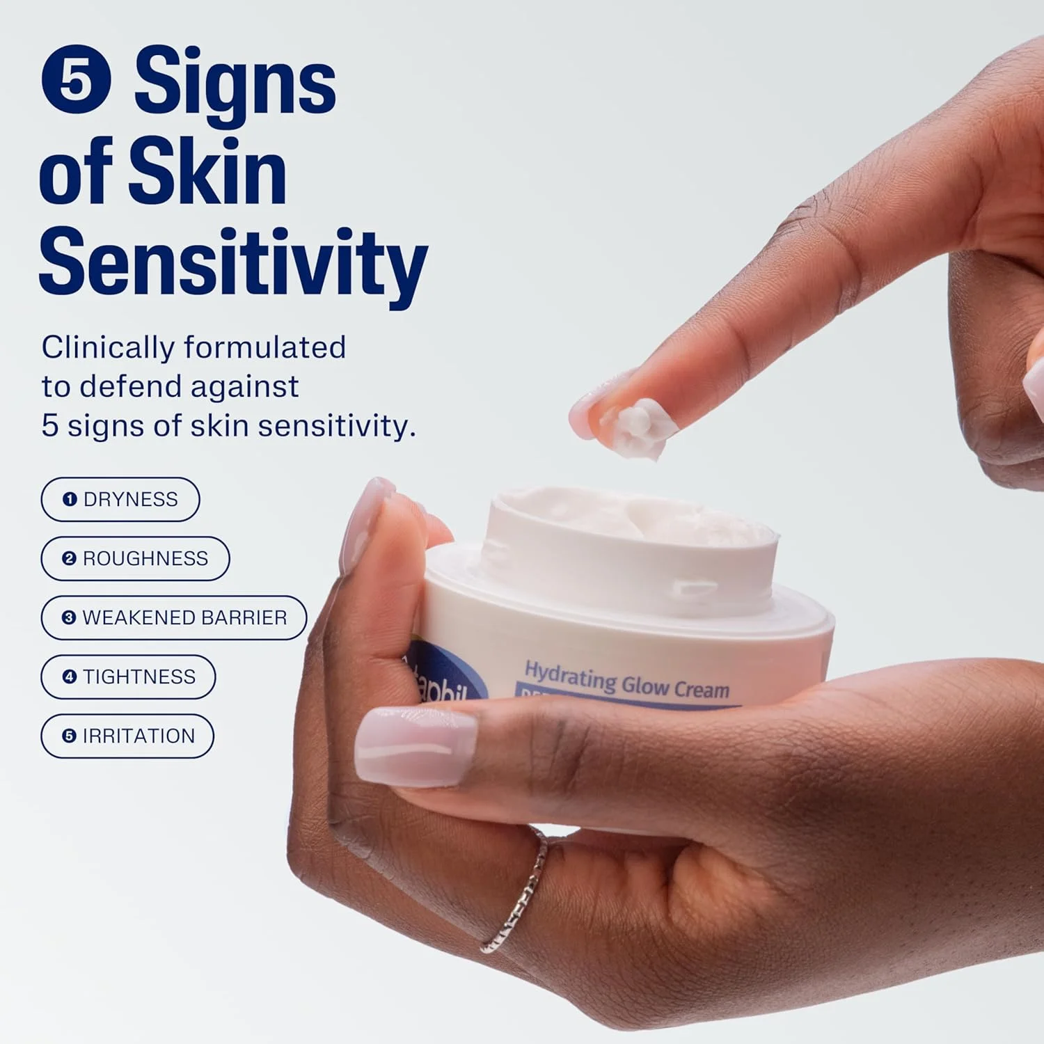 کرم آبرسان روزانه صورت ستافیل Deep Hydration Healthy Glow، 50 میلی لیتر، مرطوب کننده 48 ساعته پوست خشک برای پوست حساس، حاوی اسید هیالورونیک، ویتامین E و ویتامین B5 کرم آبرسان روزانه صورت ستافیل Deep Hydration Healthy Glow، 50 میلی لیتر، مرطوب کننده 48 ساعته پوست خشک برای پوست حساس، حاوی اسید هیالورونیک، ویتامین E و ویتامین B5