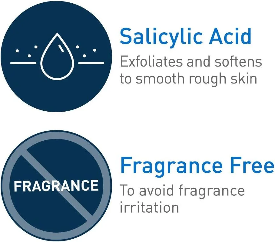 کرم بدن CeraVe SA، ۳۴۰ گرم، کرم تجدید کننده حاوی اسید سالیسیلیک برای پوست زبر و ناهموار، بدون عطر کرم بدن CeraVe SA، ۳۴۰ گرم، کرم تجدید کننده حاوی اسید سالیسیلیک برای پوست زبر و ناهموار، بدون عطر