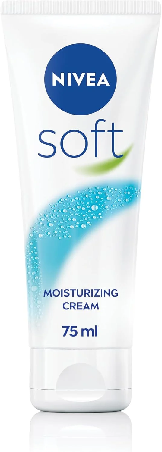 کرم مرطوب کننده نیوآ سافت، کرم مرطوب کننده صورت، بدن و دست با ویتامین E و روغن جوجوبا، کرم دست مرطوب کننده عمیق، کرم روز چند منظوره، 75 میلی لیتر