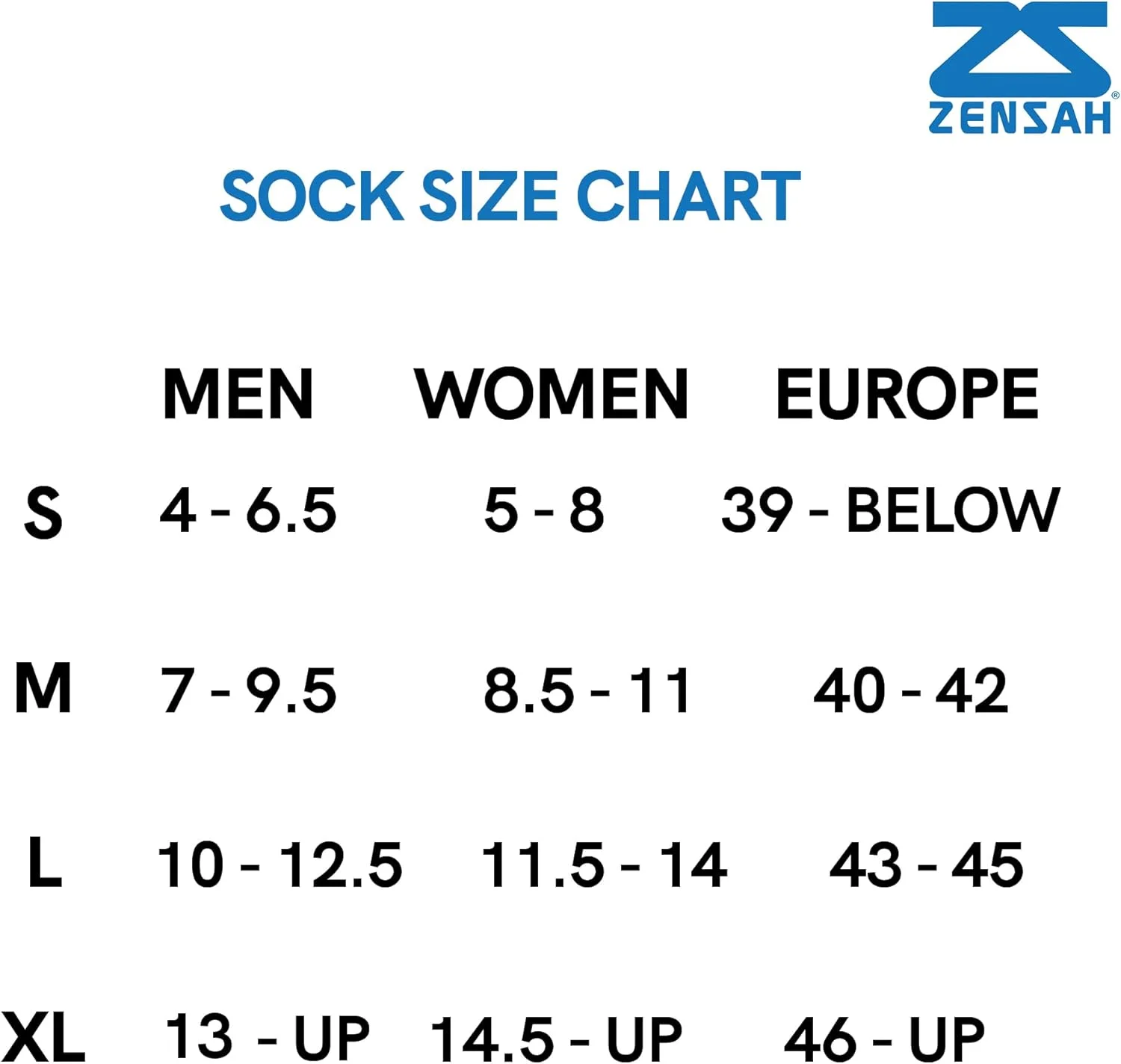 جوراب ساق بلند فشاری تک پلاس یونی‌سکس Zensah - مشکی، سایز کوچک (تک عددی)