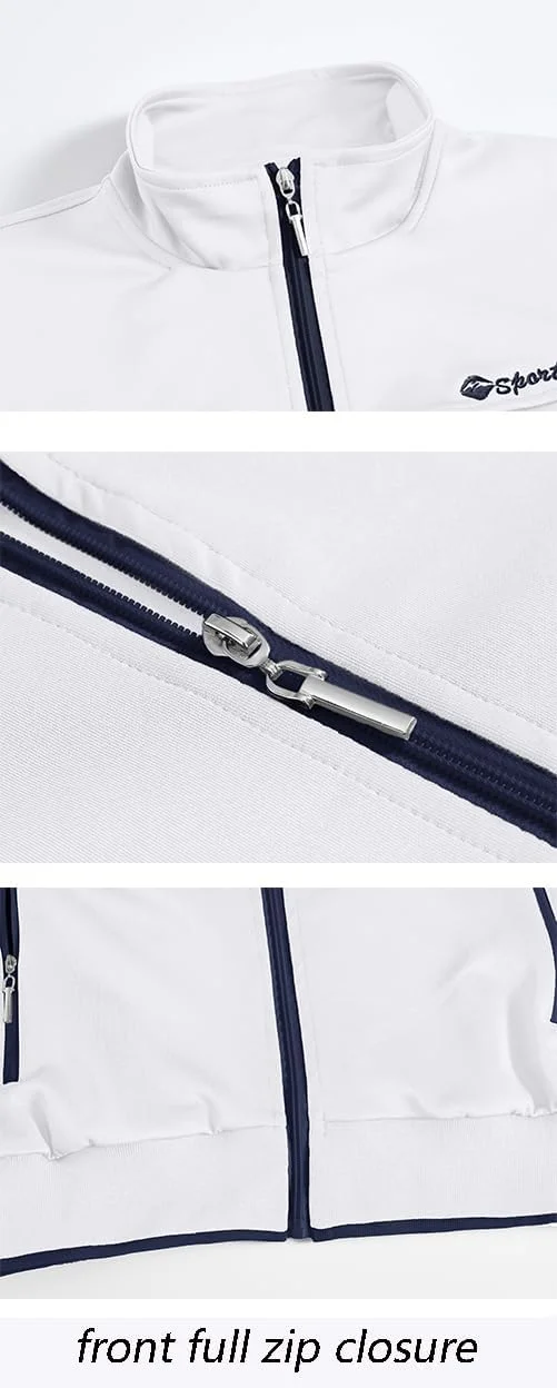 YSENTO ست لباس ورزشی مردانه با زیپ کامل