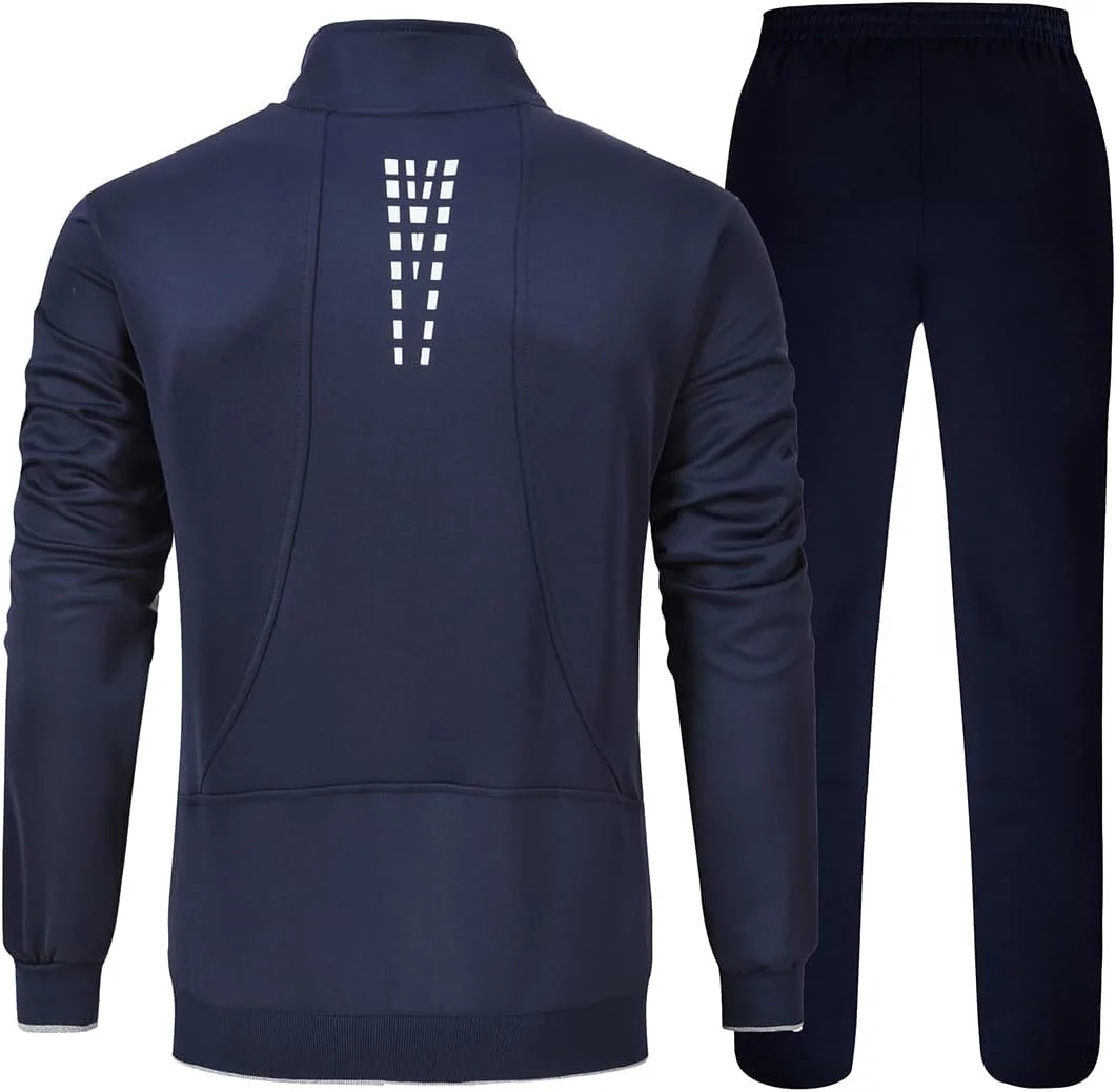 ست لباس ورزشی مردانه YSENTO، زیپ کامل