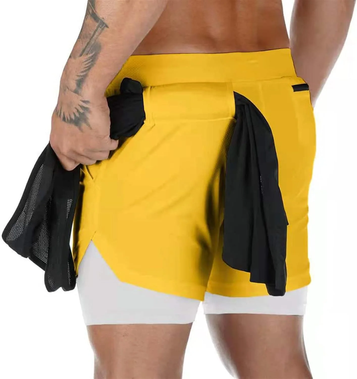 شلوارک مردانه، شلوارک ورزشی مردانه، شلوارک های ورزشی مخصوص دویدن، شلوارک تمرینی سریع خشک شونده مناسب باشگاه، شلوارک کوتاه مخصوص دویدن، شلوارک مردانه تابستانی (رنگ: زرد، سایز: XXXL) شلوارک مردانه، شلوارک ورزشی مردانه، شلوارک های ورزشی مخصوص دویدن، شلوارک تمرینی سریع خشک شونده مناسب باشگاه، شلوارک کوتاه مخصوص دویدن، شلوارک مردانه تابستانی (رنگ: زرد، سایز: XXXL)