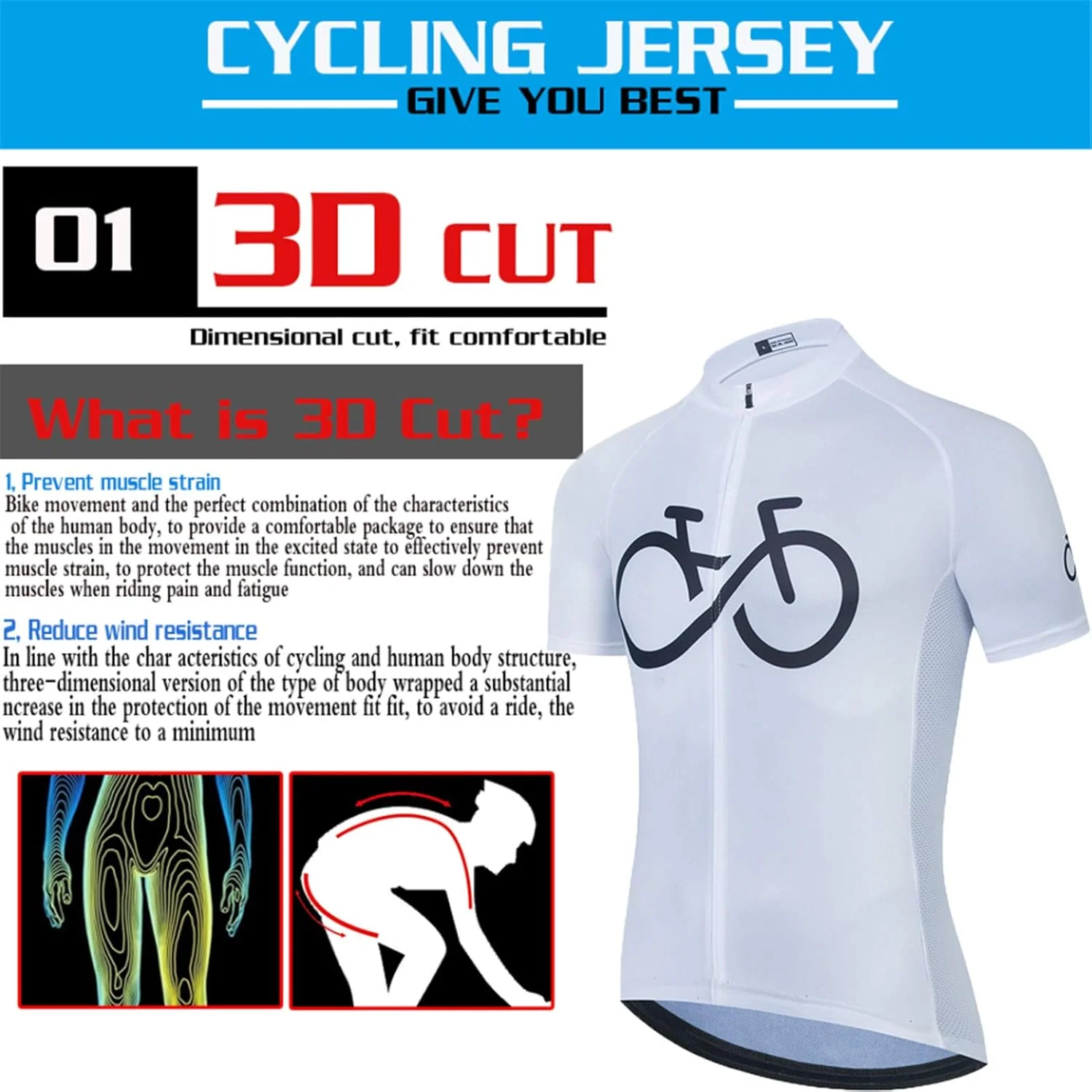 ست پیراهن و شورت دوچرخه سواری مردانه آستین کوتاه تابستانی، لباس دوچرخه سواری فشرده تنفسی، پیراهن آستین کوتاه و شورت پیشبند با پد ژله ای 19D ست پیراهن و شورت دوچرخه سواری مردانه آستین کوتاه تابستانی، لباس دوچرخه سواری فشرده تنفسی، پیراهن آستین کوتاه و شورت پیشبند با پد ژله ای 19D