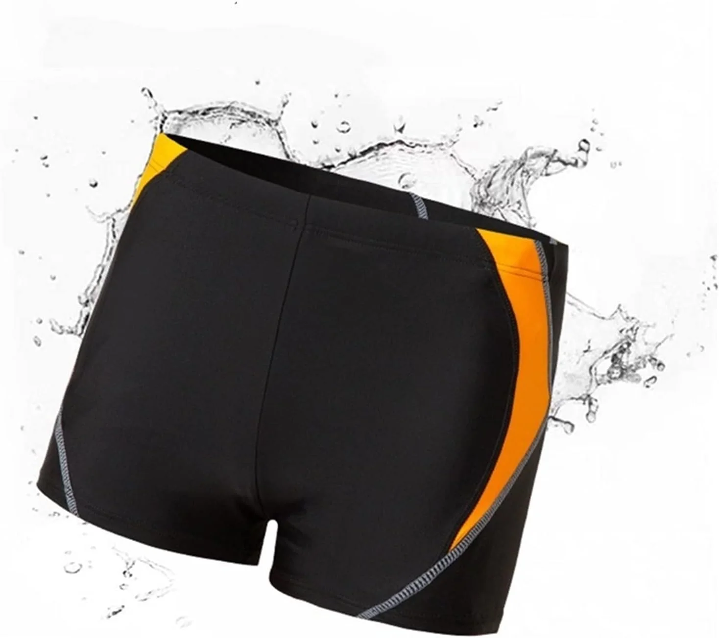 شلوارک مردانه ورزشی، شلوارک بدنسازی مردانه، فیتنس اسپندکس، تمرینات ورزشی، کمر کشی الاستیک چاپی، جذب و باریک (XL)