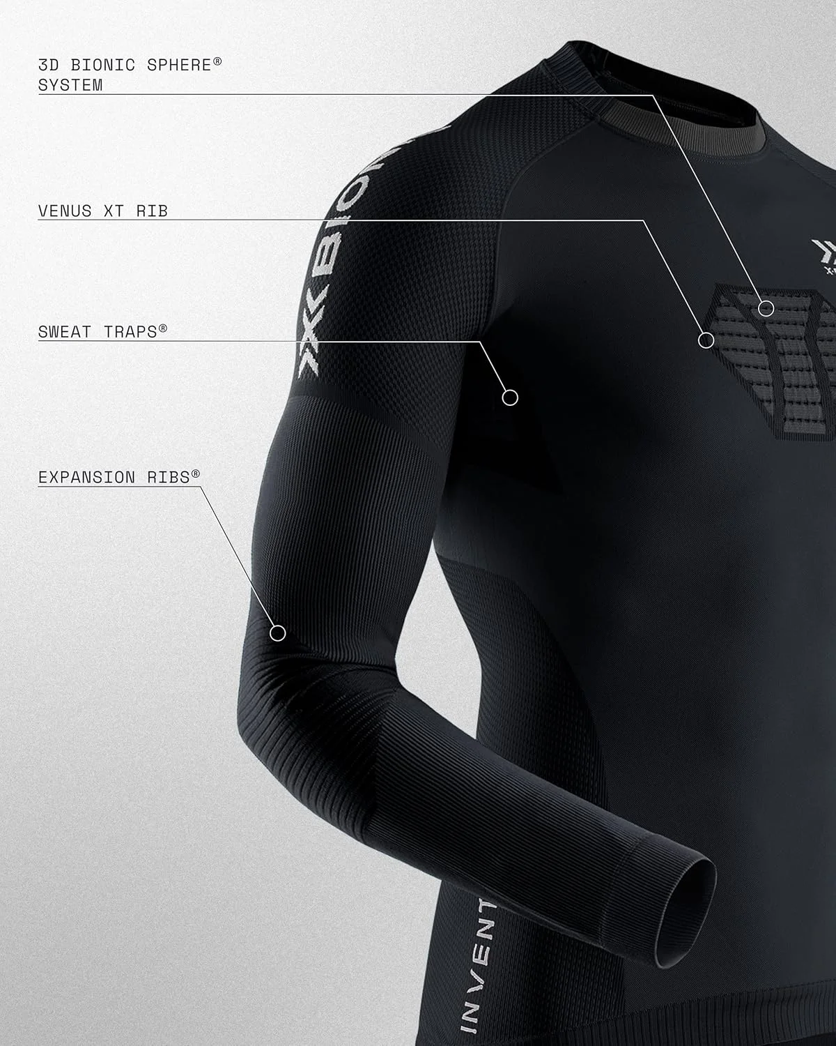 تیشرت آستین بلند مردانه X-Bionic Invent 4.0 مناسب دویدن، پیراهن ورزشی، دویدن، تمرین، تناسب اندام، باشگاه، لایه پایه فشاری تیشرت آستین بلند مردانه X-Bionic Invent 4.0 مناسب دویدن، پیراهن ورزشی، دویدن، تمرین، تناسب اندام، باشگاه، لایه پایه فشاری